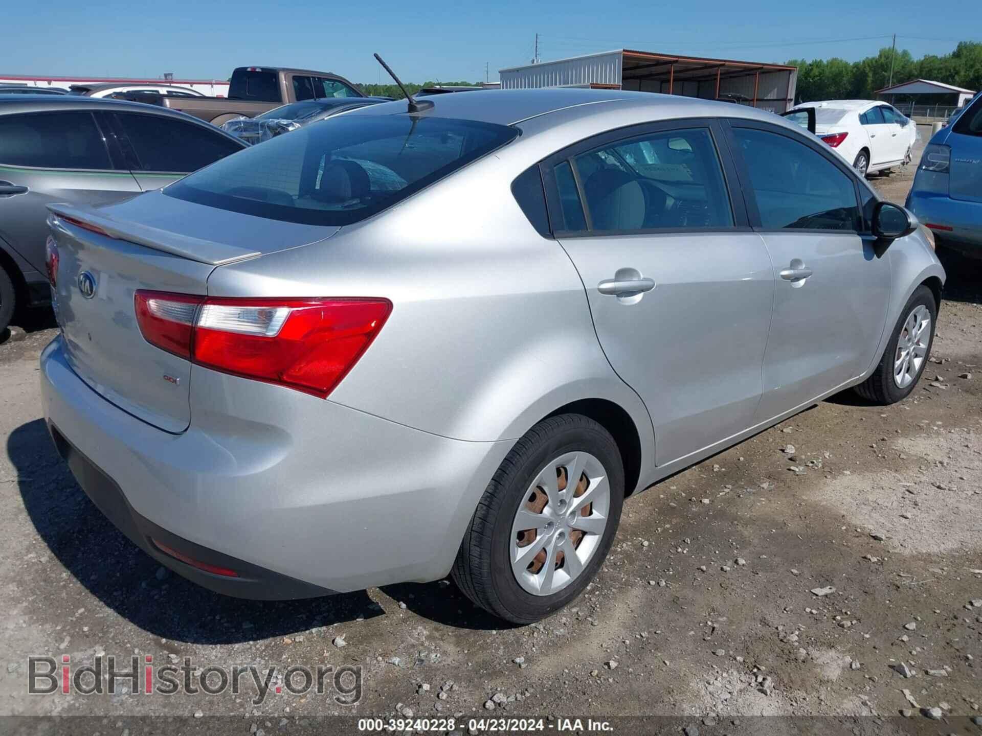 2013 KIA RIO - VIN: KNADM4A30D6236167 - Фото 4