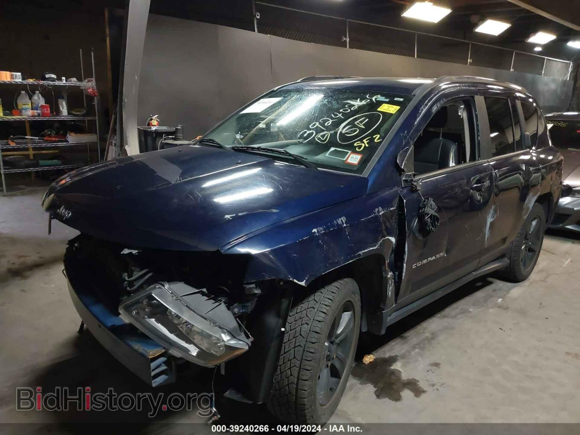2017 JEEP COMPASS - VIN: 1C4NJDEB6HD137193 - Фото 2