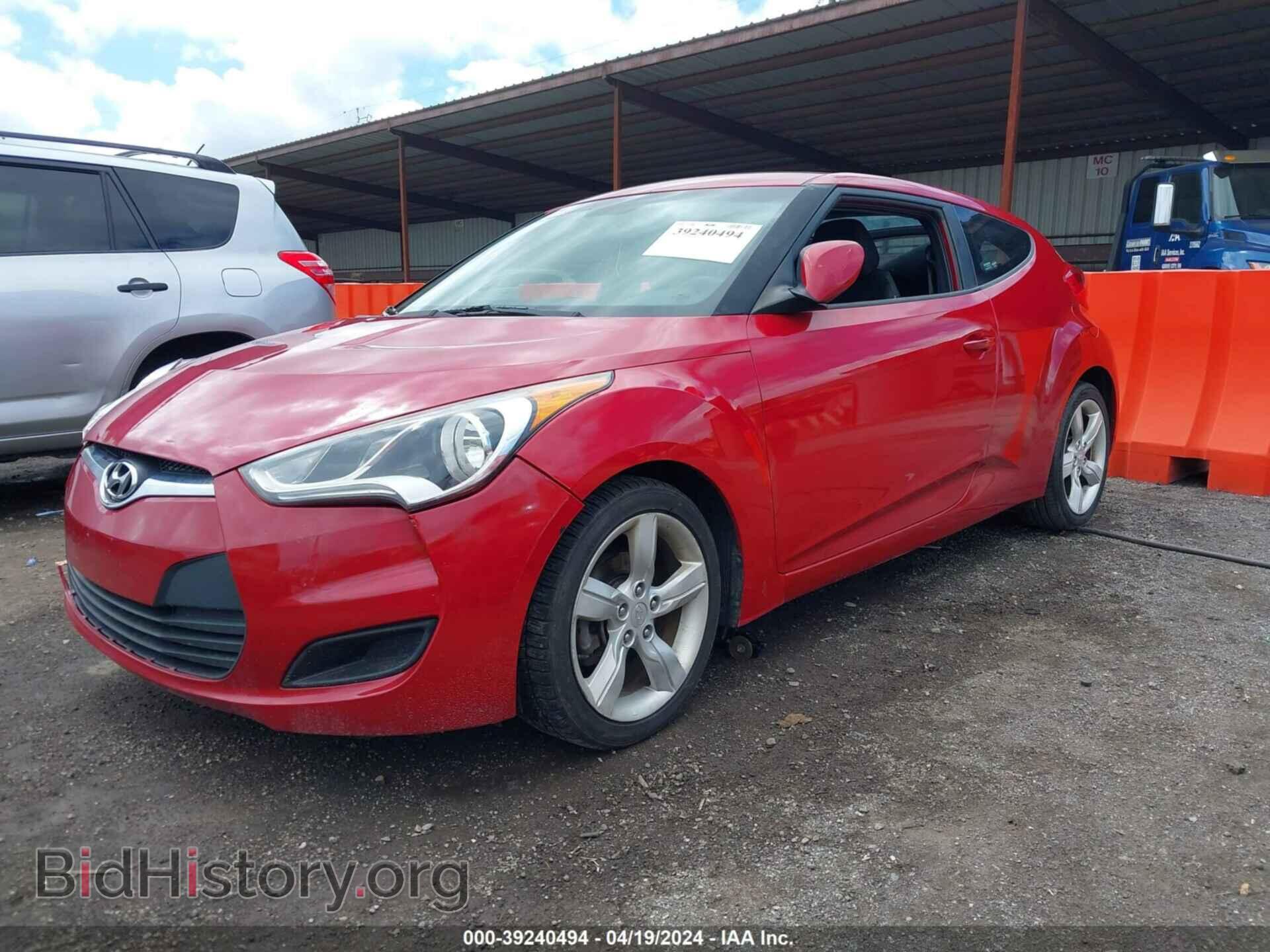 2014 HYUNDAI VELOSTER - VIN: KMHTC6AD9EU184813 - Фото 2