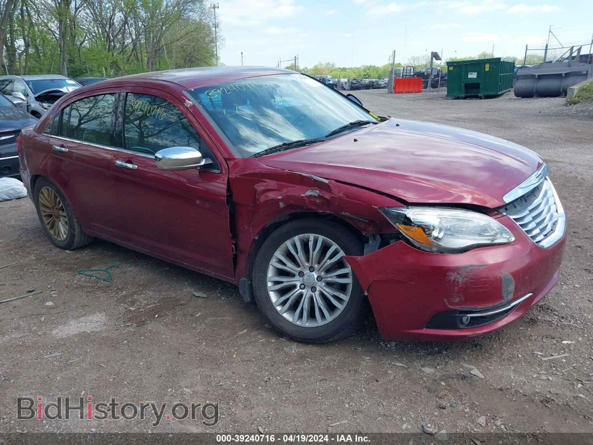 Фотография 1C3CCBCG2DN612531 - CHRYSLER 200 2013