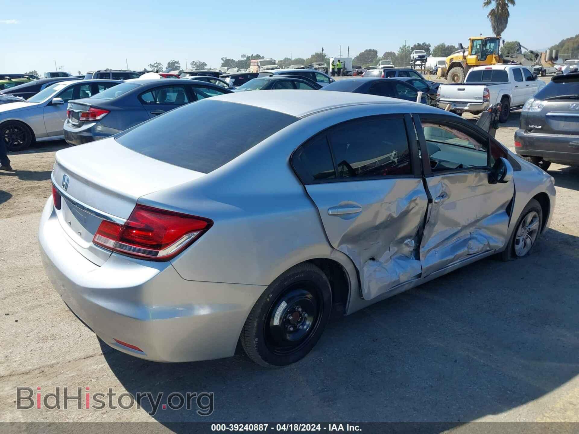 2014 HONDA CIVIC - VIN: 19XFB2F5XEE231473 - Фото 4
