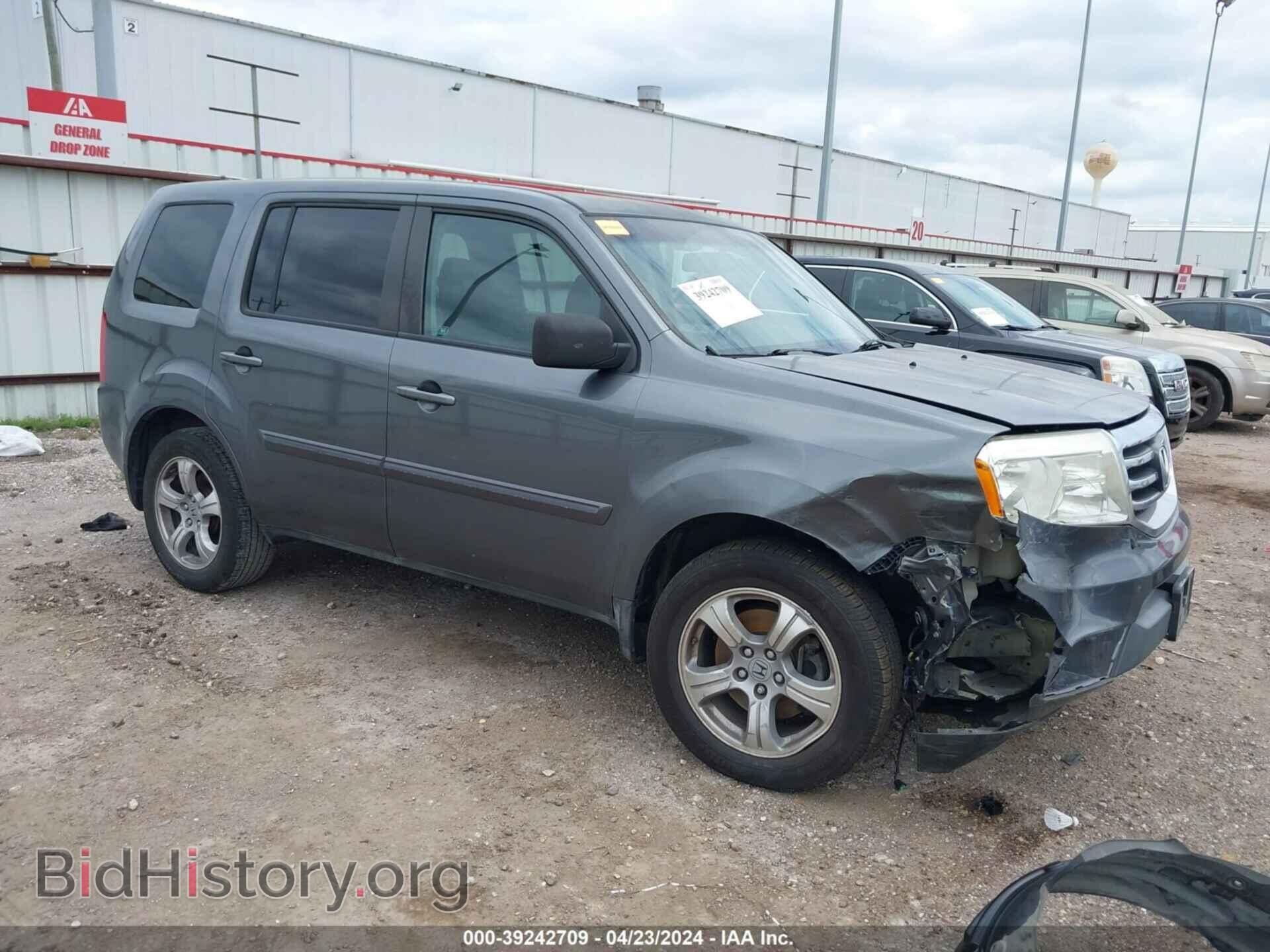 Photo 5FNYF4H54CB068199 - HONDA PILOT 2012