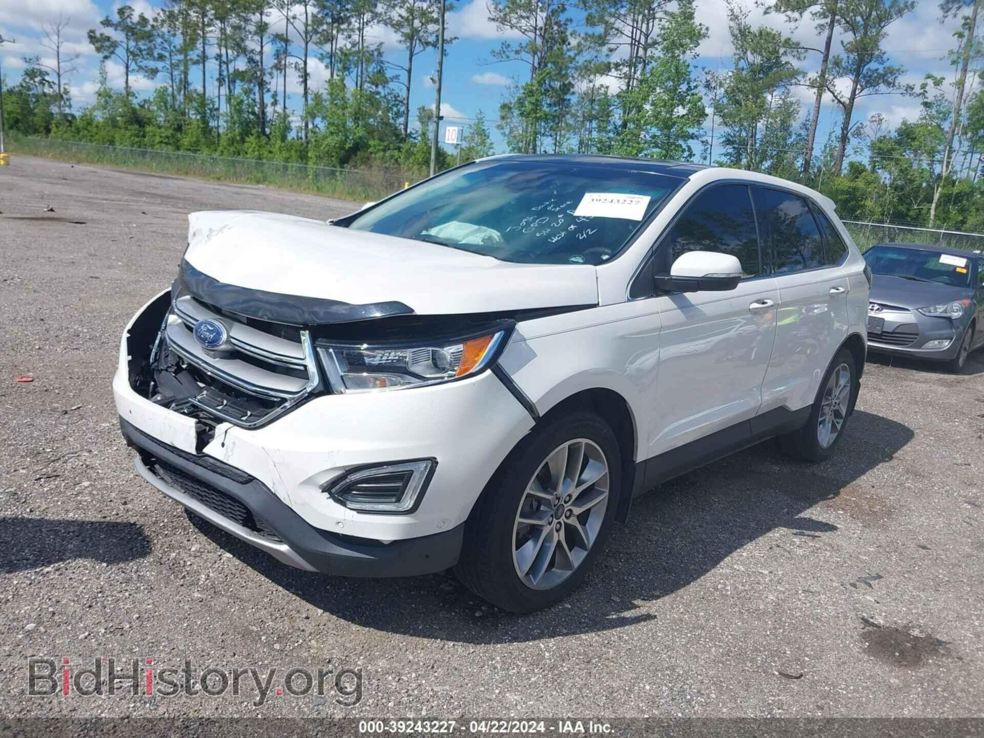 2015 FORD EDGE - VIN: 2FMPK3K92FBB64505 - Photo 2