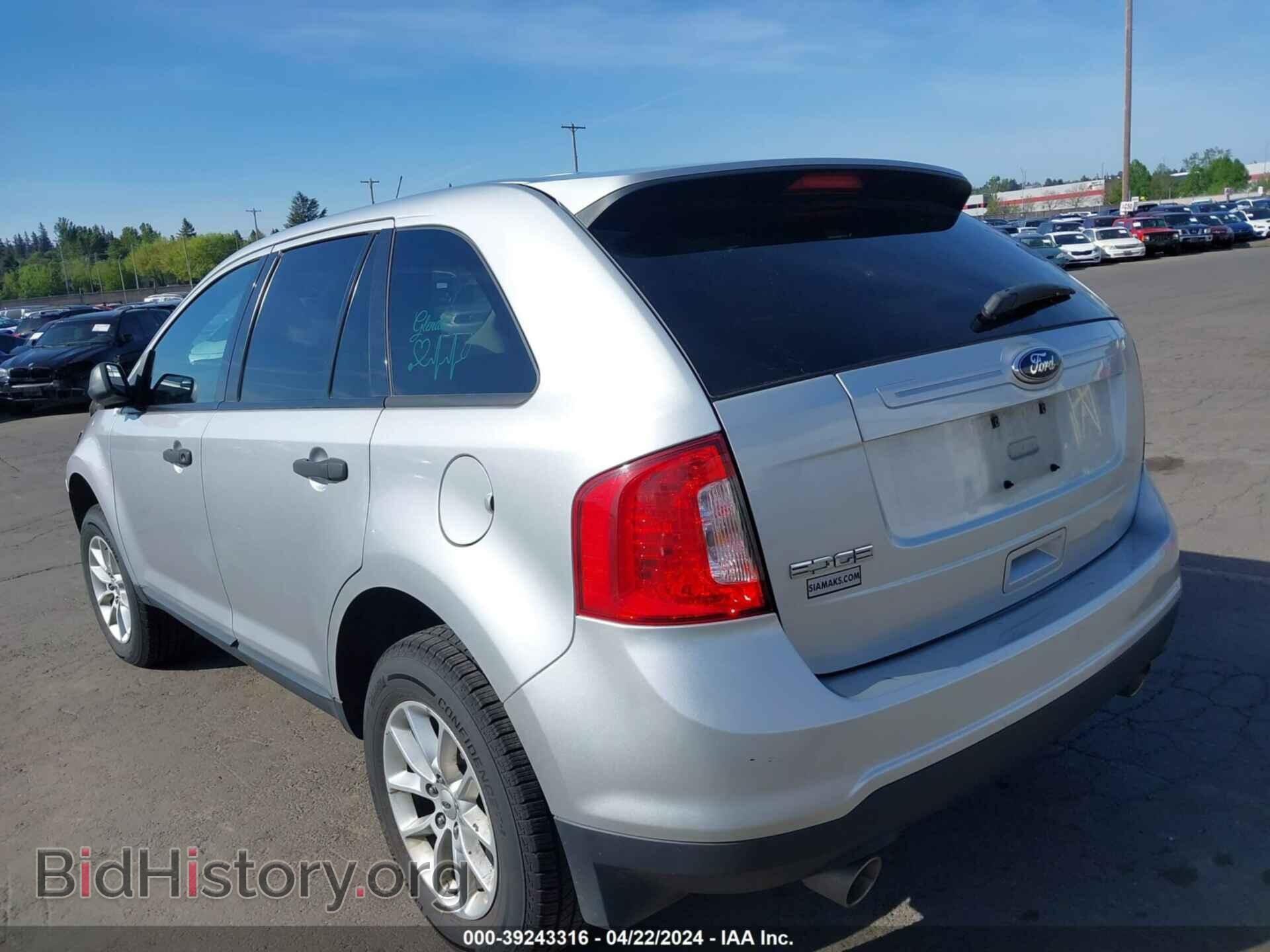 2014 FORD EDGE - VIN: 2FMDK3GCXEBB13985 - Фото 3
