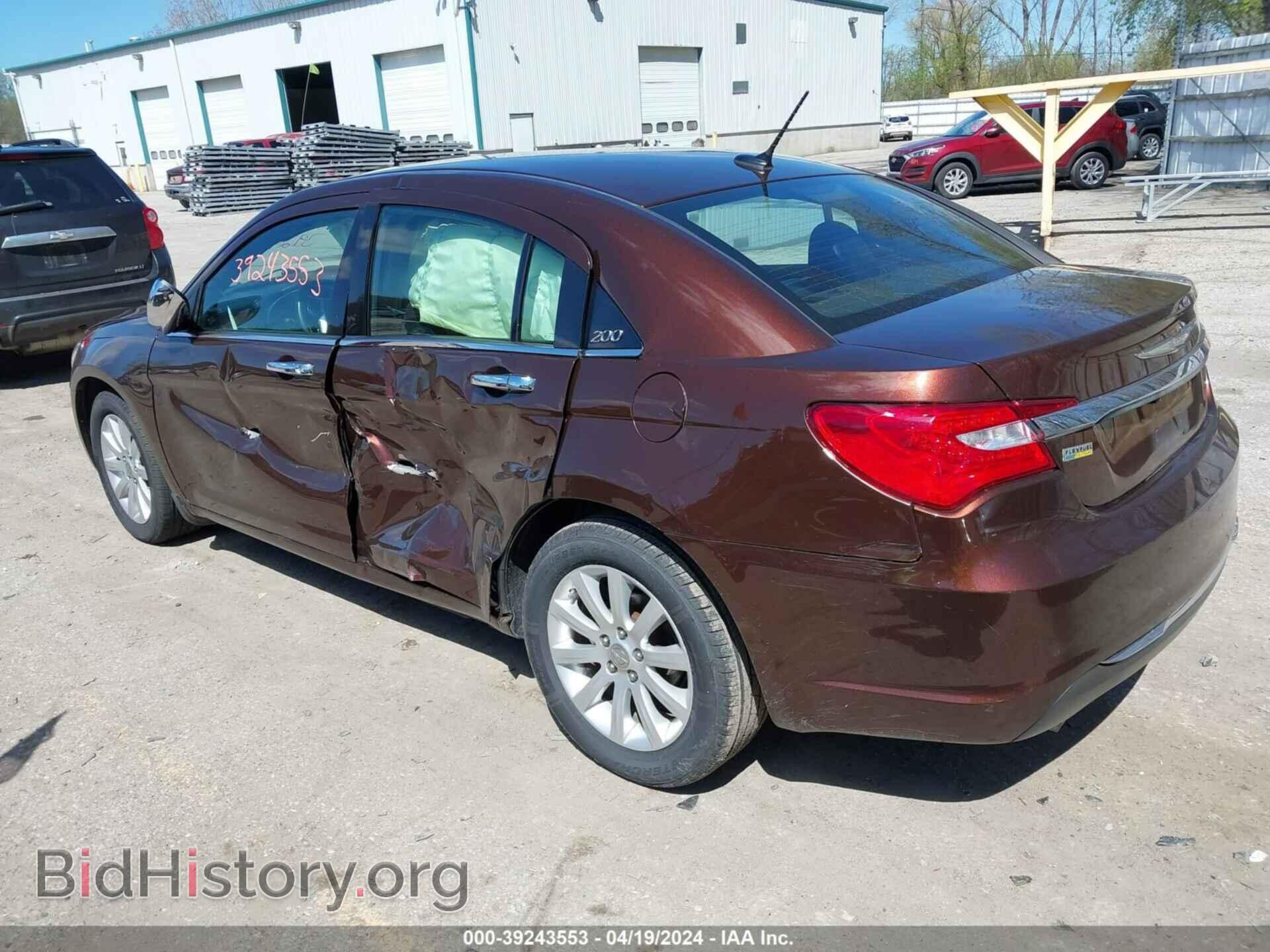 2013 CHRYSLER 200 - VIN: 1C3CCBCG3DN528184 - Фото 3