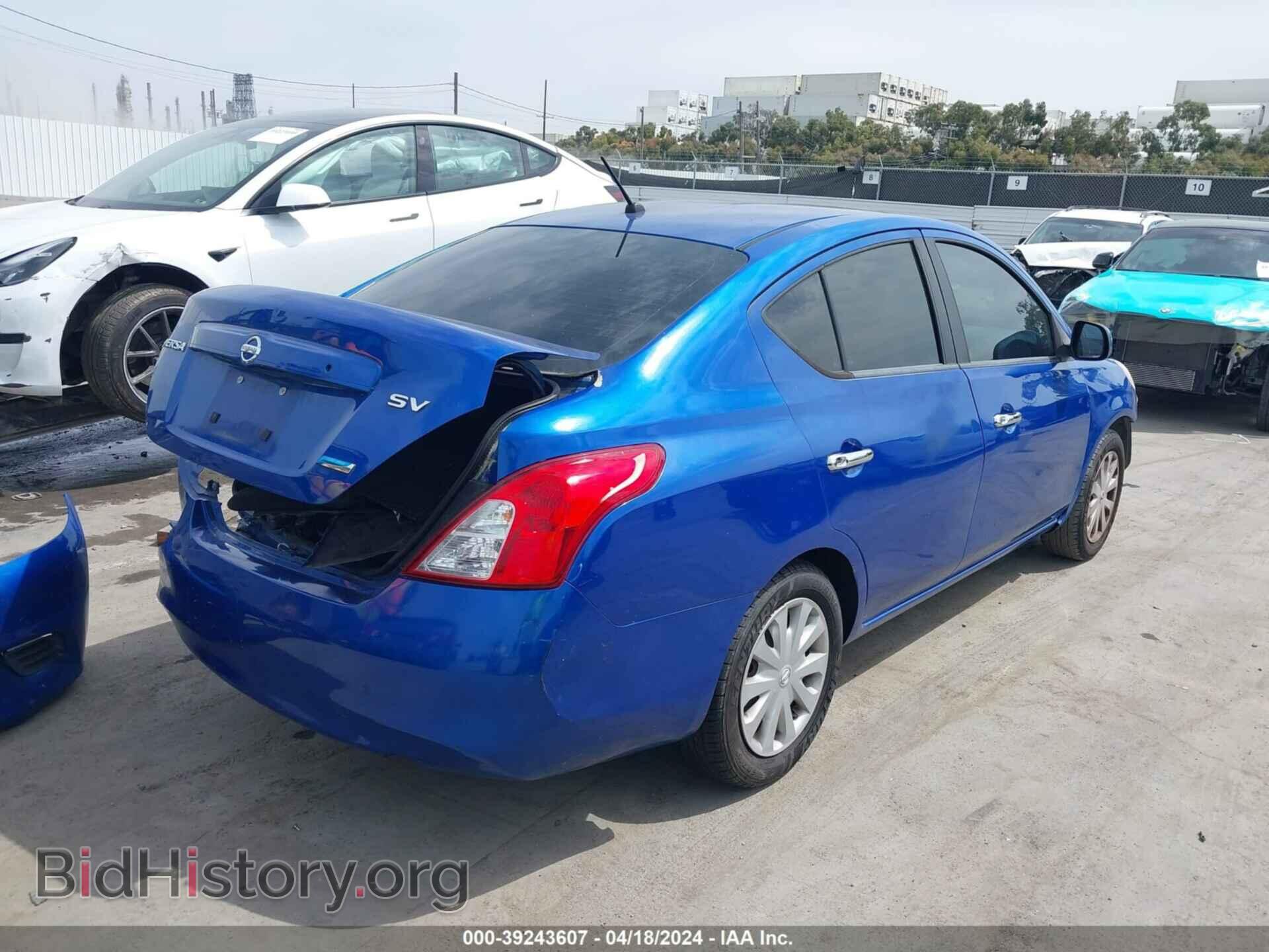 2012 NISSAN VERSA - VIN: 3N1CN7AP9CL819599 - Фото 4