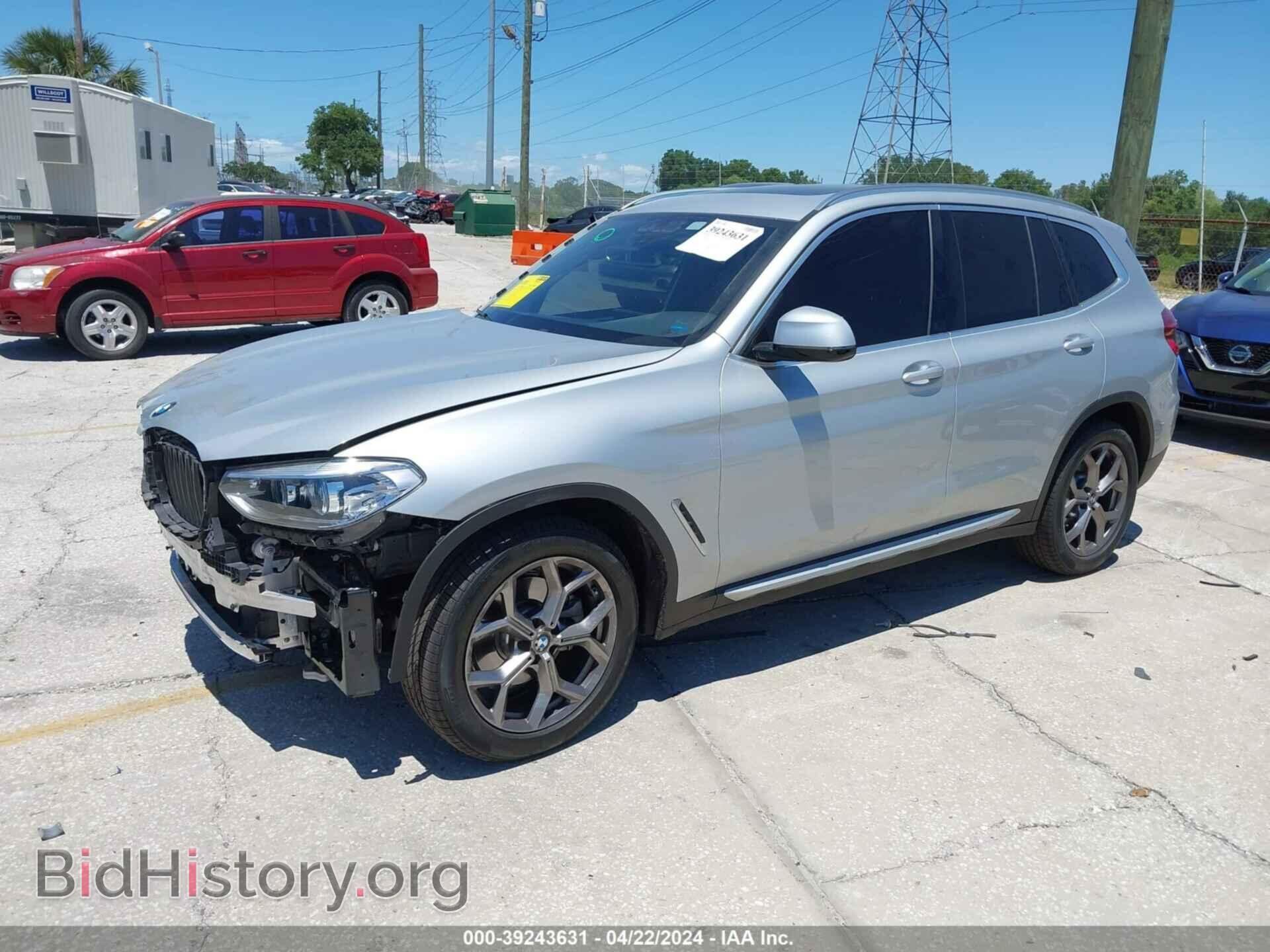 2021 BMW X3 - VIN: 5UXTY3C04M9G87621 - Фото 2