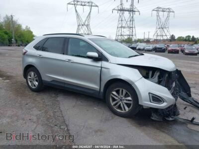 2015 Ford EDGE SEL, серебристый — VIN 2FMTK4J99FBC04858, IAAI