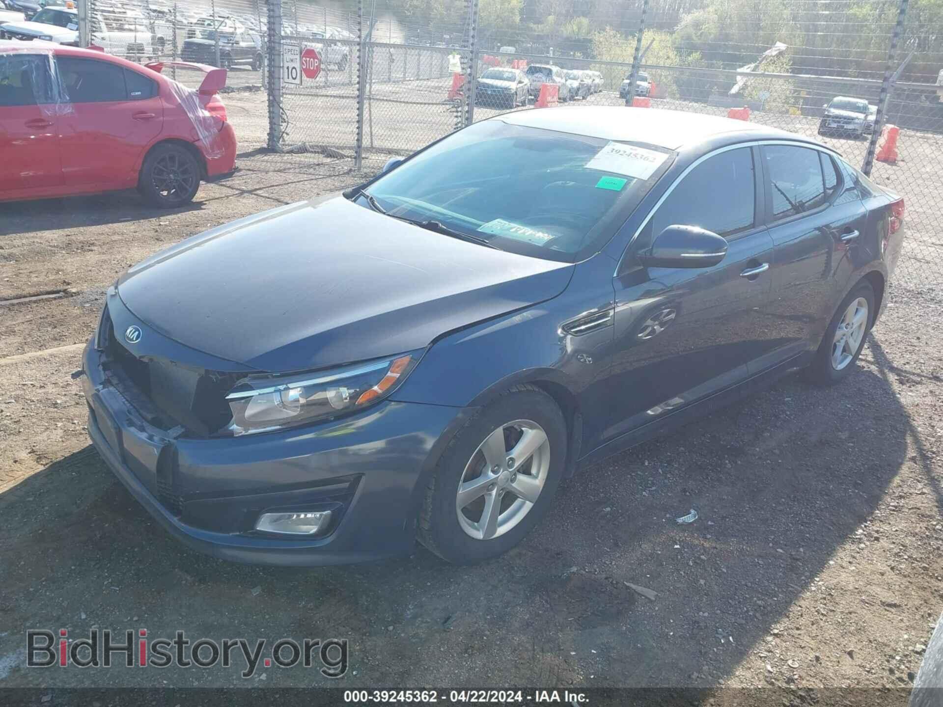 2015 KIA OPTIMA - VIN: KNAGM4A74F5585387 - Photo 2