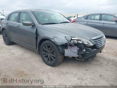 2013 Chrysler 200 Touring, gray — VIN 1C3CCBBB7DN738583, IAAI