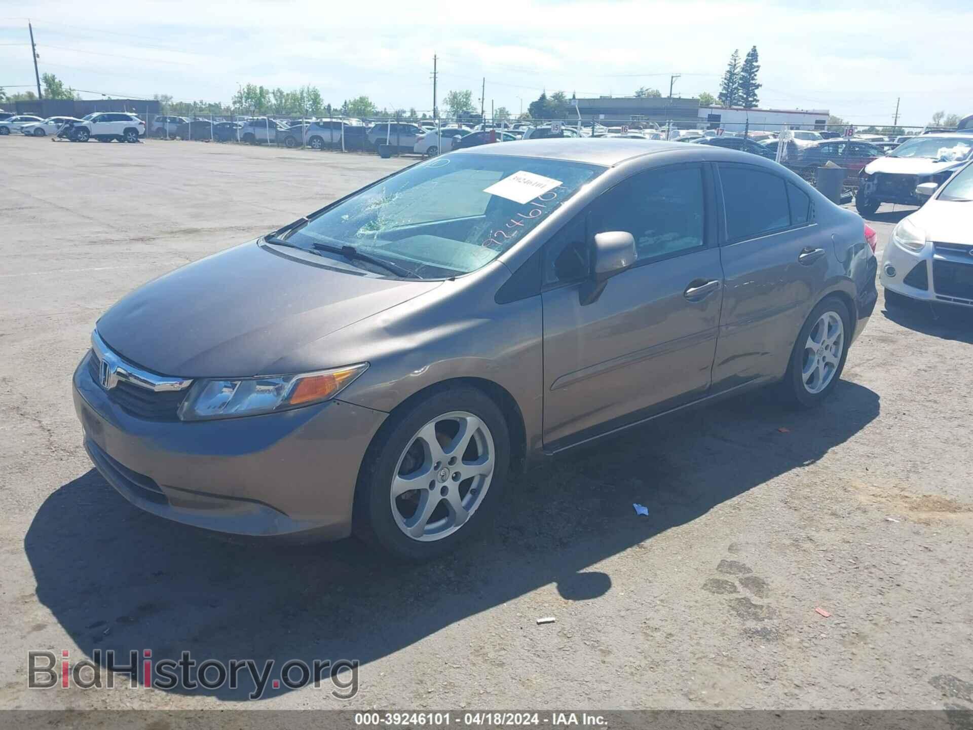 2012 HONDA CIVIC - VIN: JHMFB2F55CS003289 - Фото 2