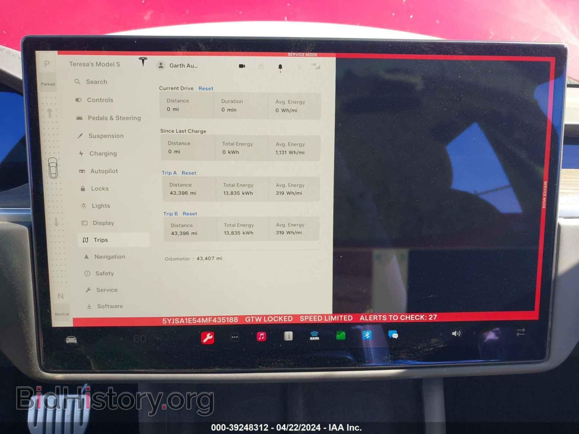2021 TESLA MODEL S - VIN: 5YJSA1E54MF435188 - Фото 7