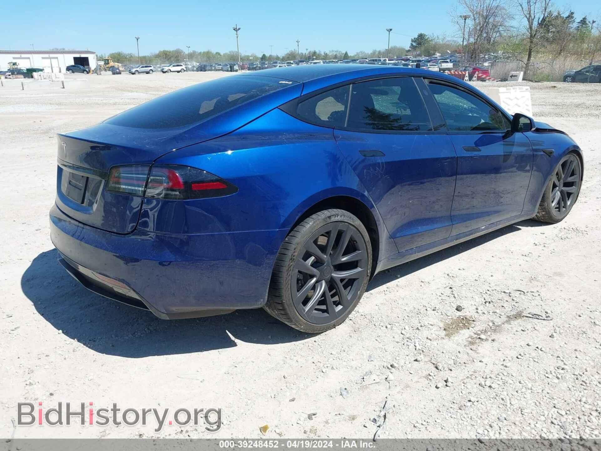 2022 TESLA MODEL S - VIN: 5YJSA1E50NF488021 - Фото 4