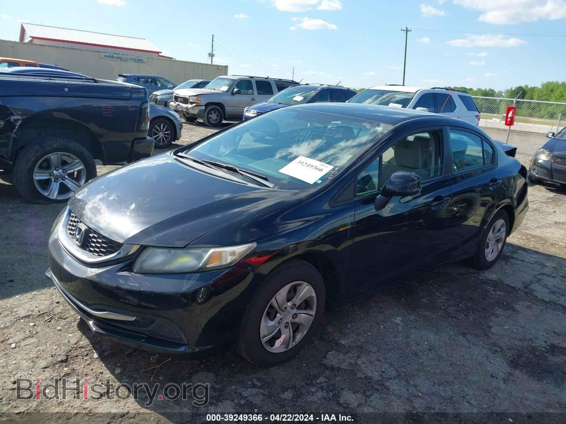 2013 HONDA CIVIC - VIN: 2HGFB2F55DH587740 - Фото 2