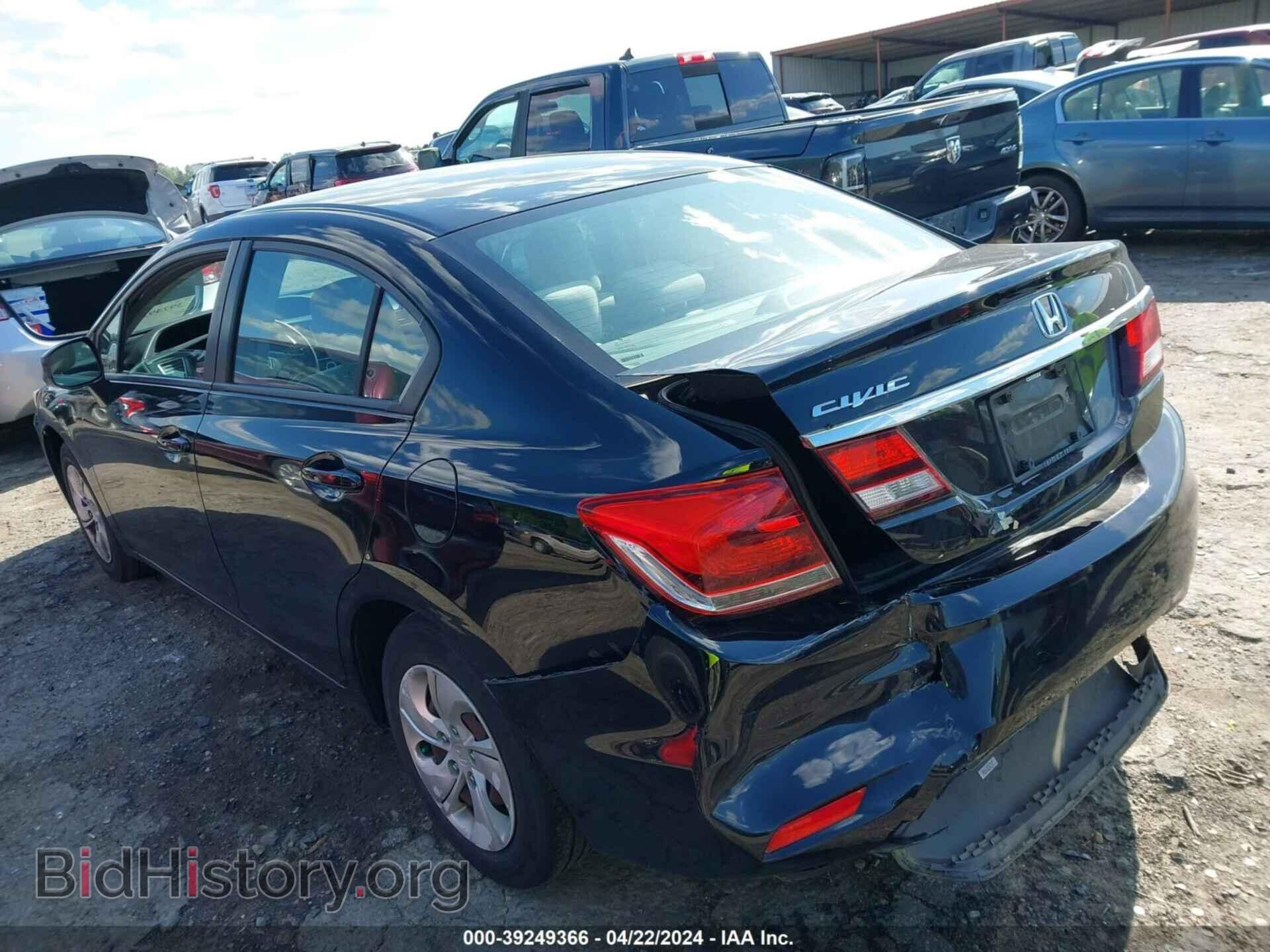 2013 HONDA CIVIC - VIN: 2HGFB2F55DH587740 - Фото 3