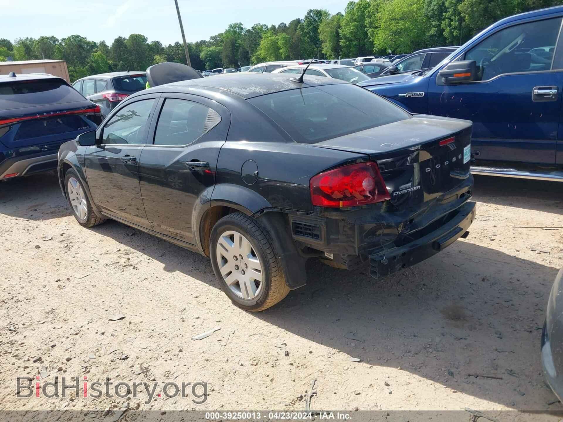 2014 DODGE AVENGER - VIN: 1C3CDZAB6EN233854 - Фото 3