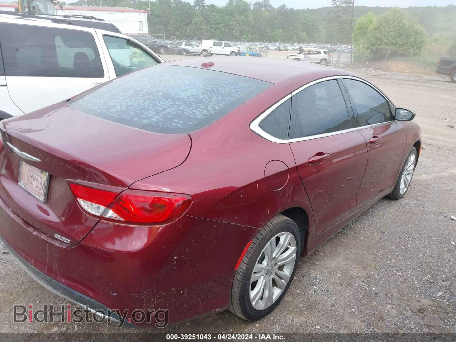 2015 CHRYSLER 200 - VIN: 1C3CCCAB3FN560083 - Фото 4