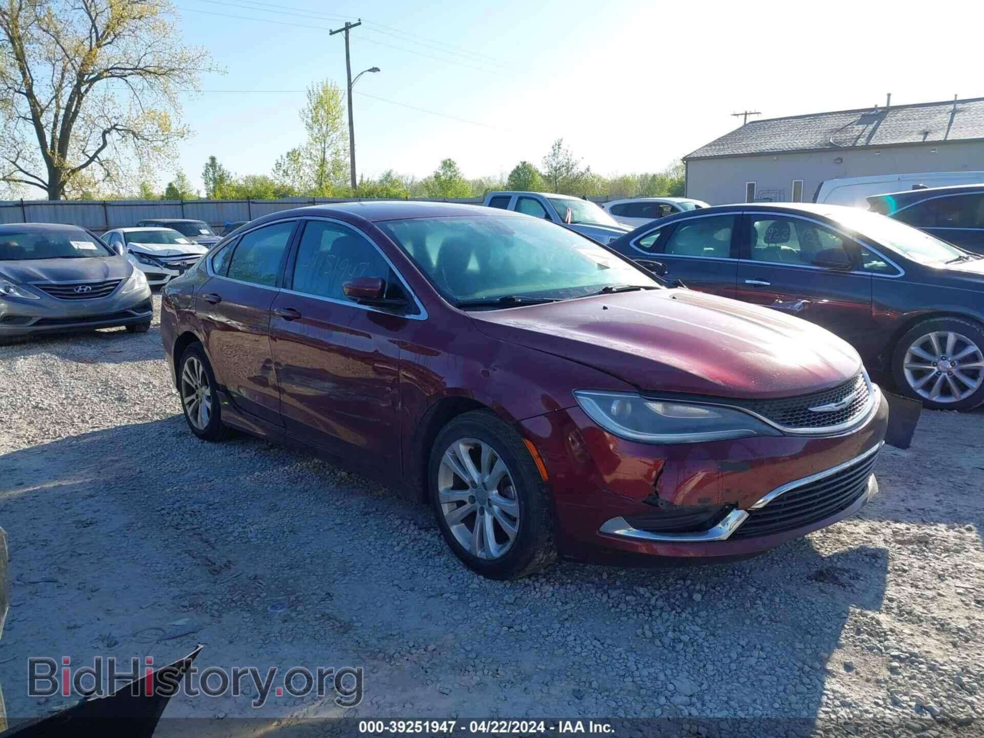Фотография 1C3CCCAB7FN690318 - CHRYSLER 200 2015