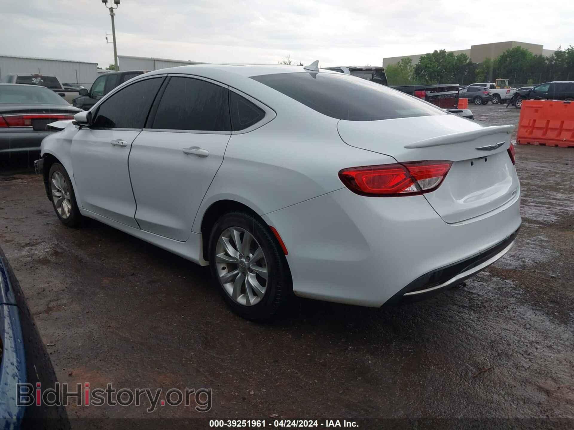 2016 CHRYSLER 200 - VIN: 1C3CCCCB8GN119287 - Фото 3