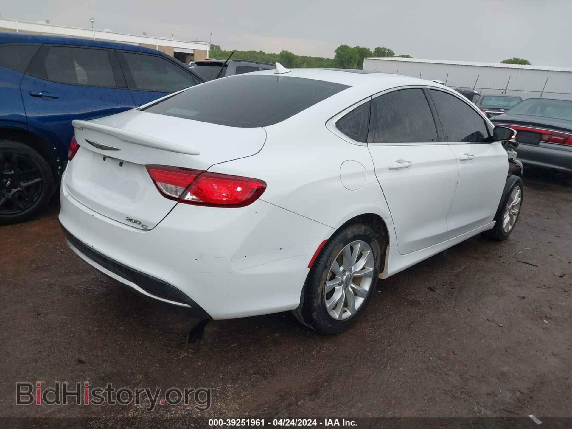 2016 CHRYSLER 200 - VIN: 1C3CCCCB8GN119287 - Фото 4