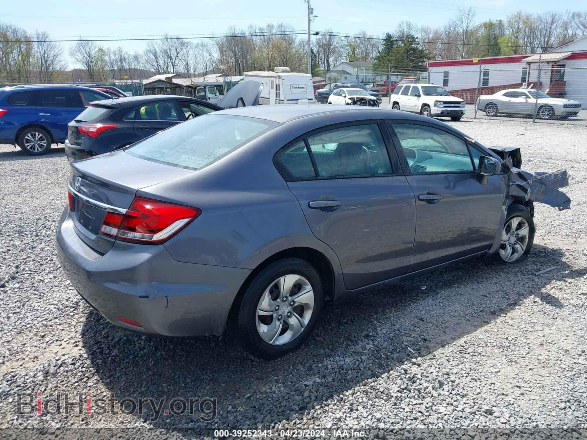 2014 HONDA CIVIC - VIN: 19XFB2F5XEE061387 - Фото 4