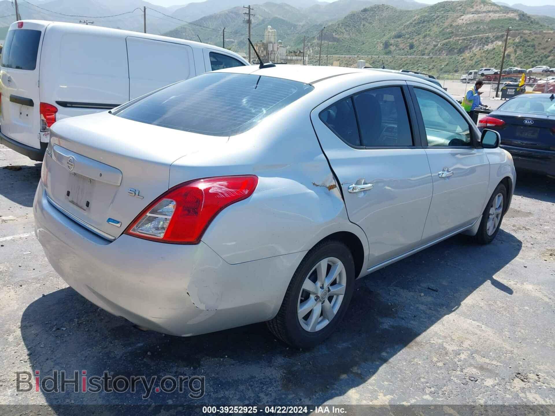 2012 NISSAN VERSA - VIN: 3N1CN7AP1CL901410 - Фото 4