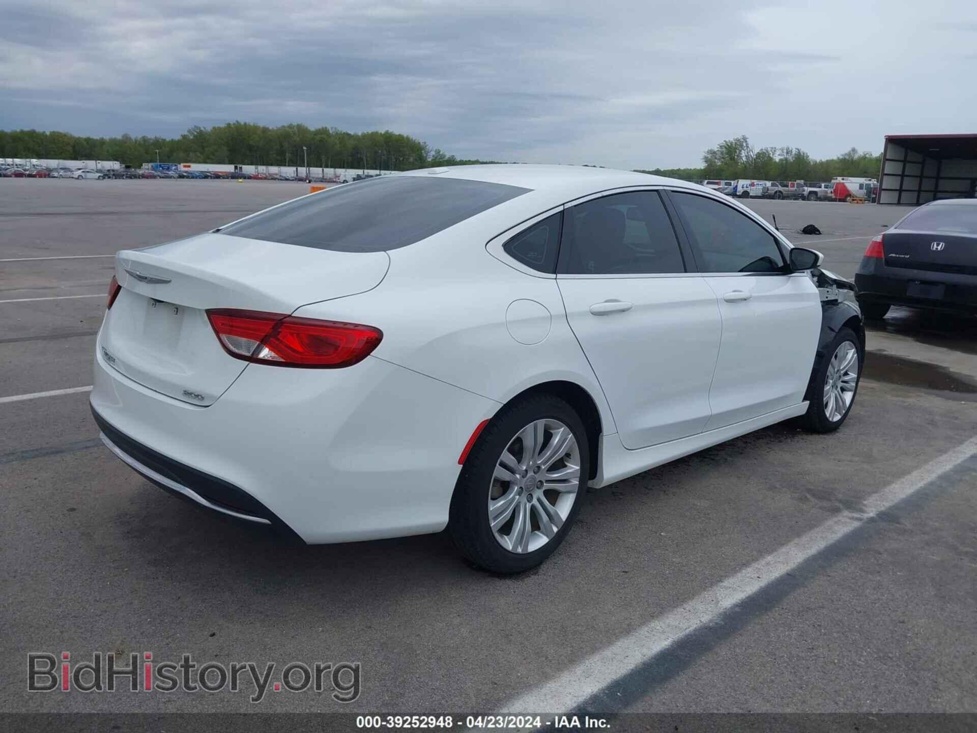 2015 CHRYSLER 200 - VIN: 1C3CCCAB0FN539286 - Фото 4