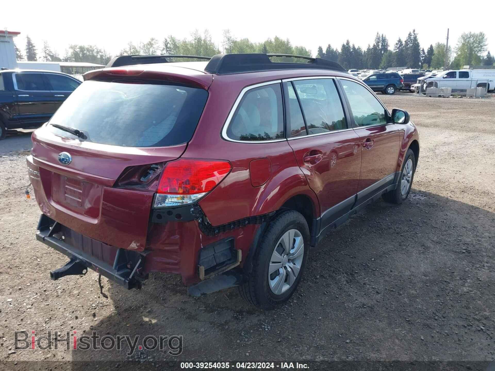 2011 SUBARU OUTBACK - VIN: 4S4BRCAC0B1364615 - Фото 4