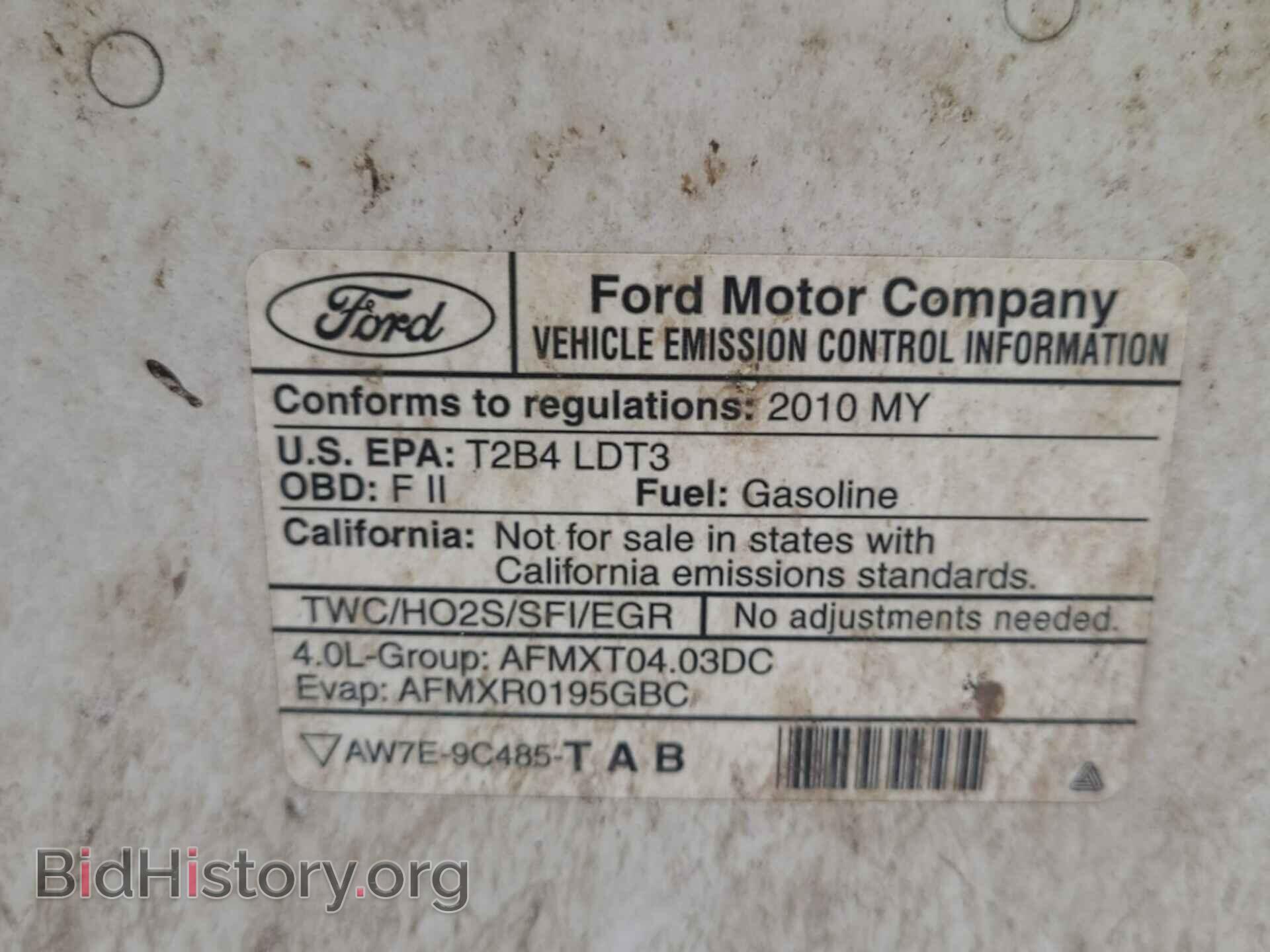 2010 FORD EXPLORER - VIN: 1FMEU7DE9AUA48627 - Фото 14
