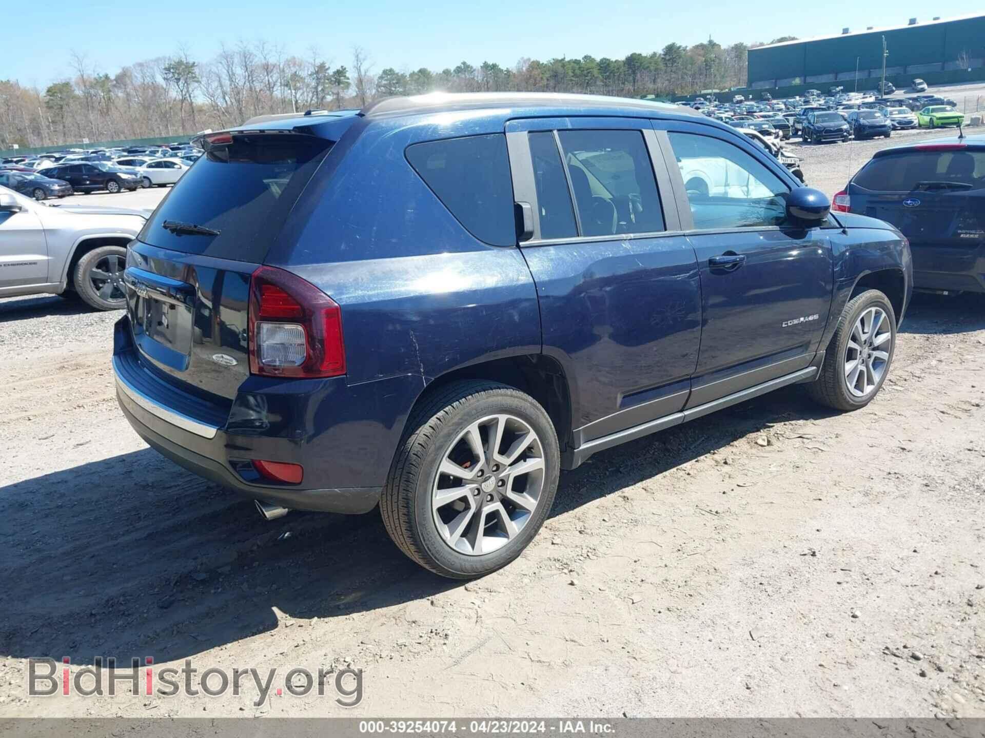 2016 JEEP COMPASS - VIN: 1C4NJDEB3GD585406 - Фото 4