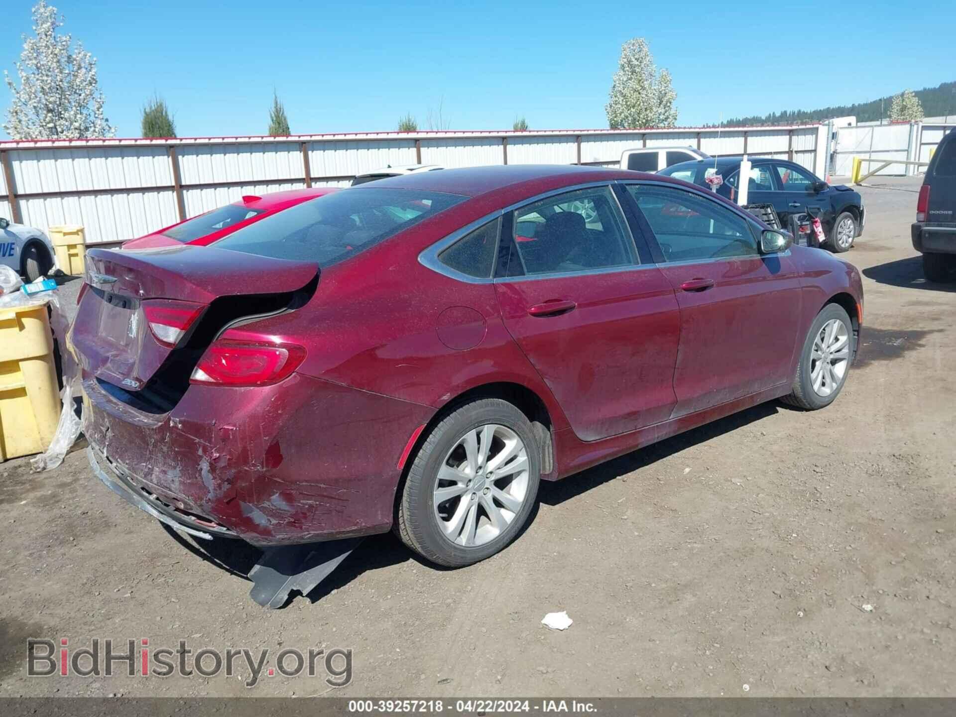 2015 CHRYSLER 200 - VIN: 1C3CCCAB9FN580760 - Фото 4