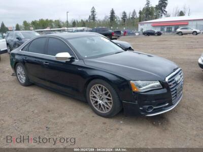 2013 Audi S8 4.0T, black — VIN WAUD2AFD0DN007774, IAAI