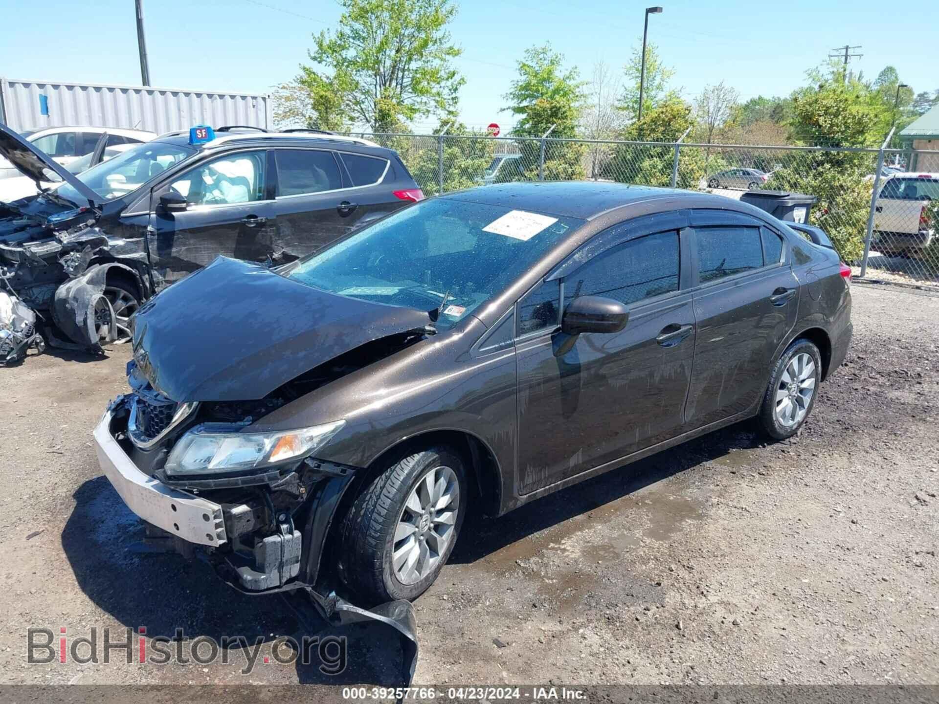 2014 HONDA CIVIC - VIN: 2HGFB2F50EH526989 - Фото 2