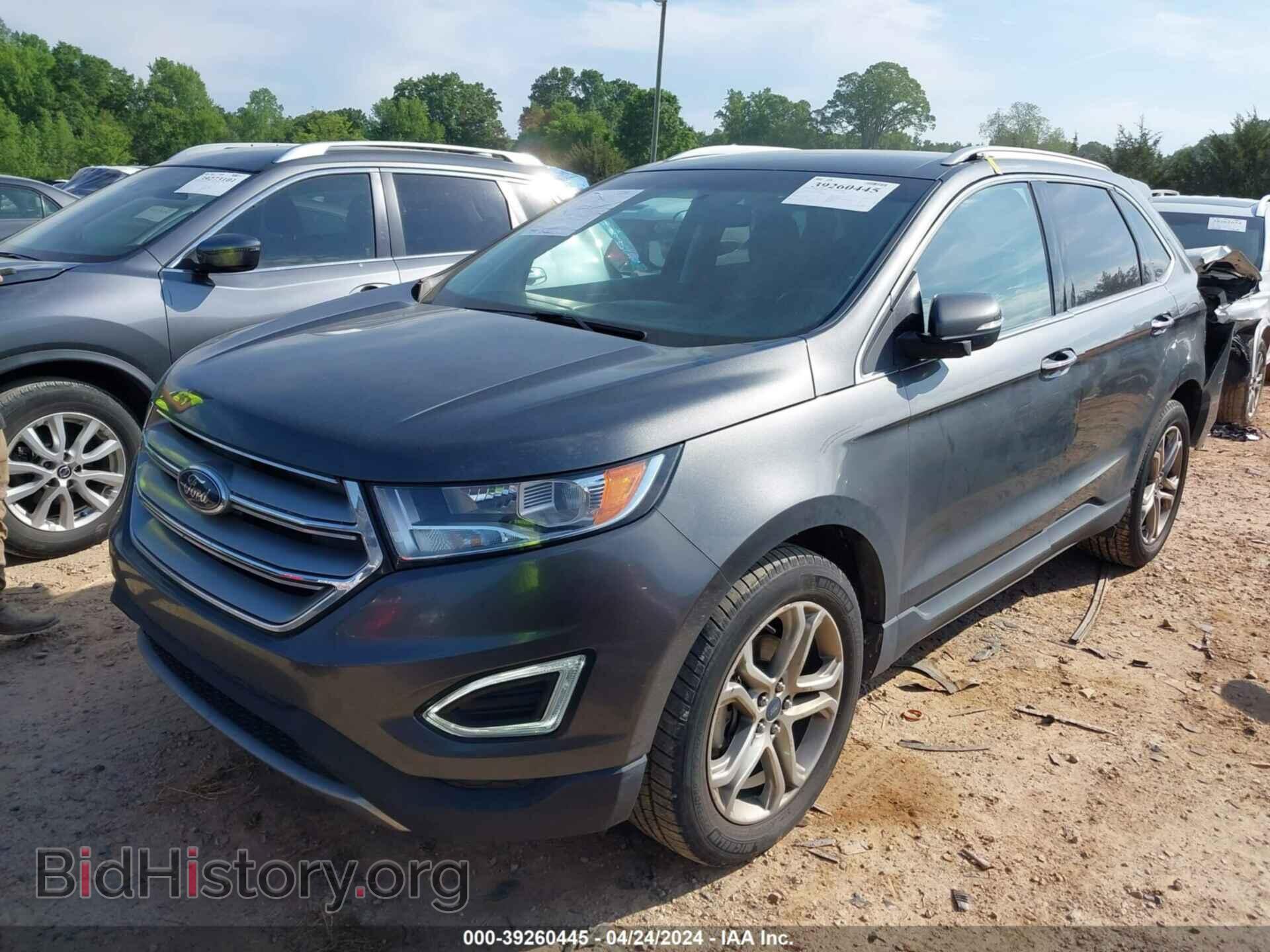 2016 FORD EDGE - VIN: 2FMPK3K98GBB47693 - Фото 2