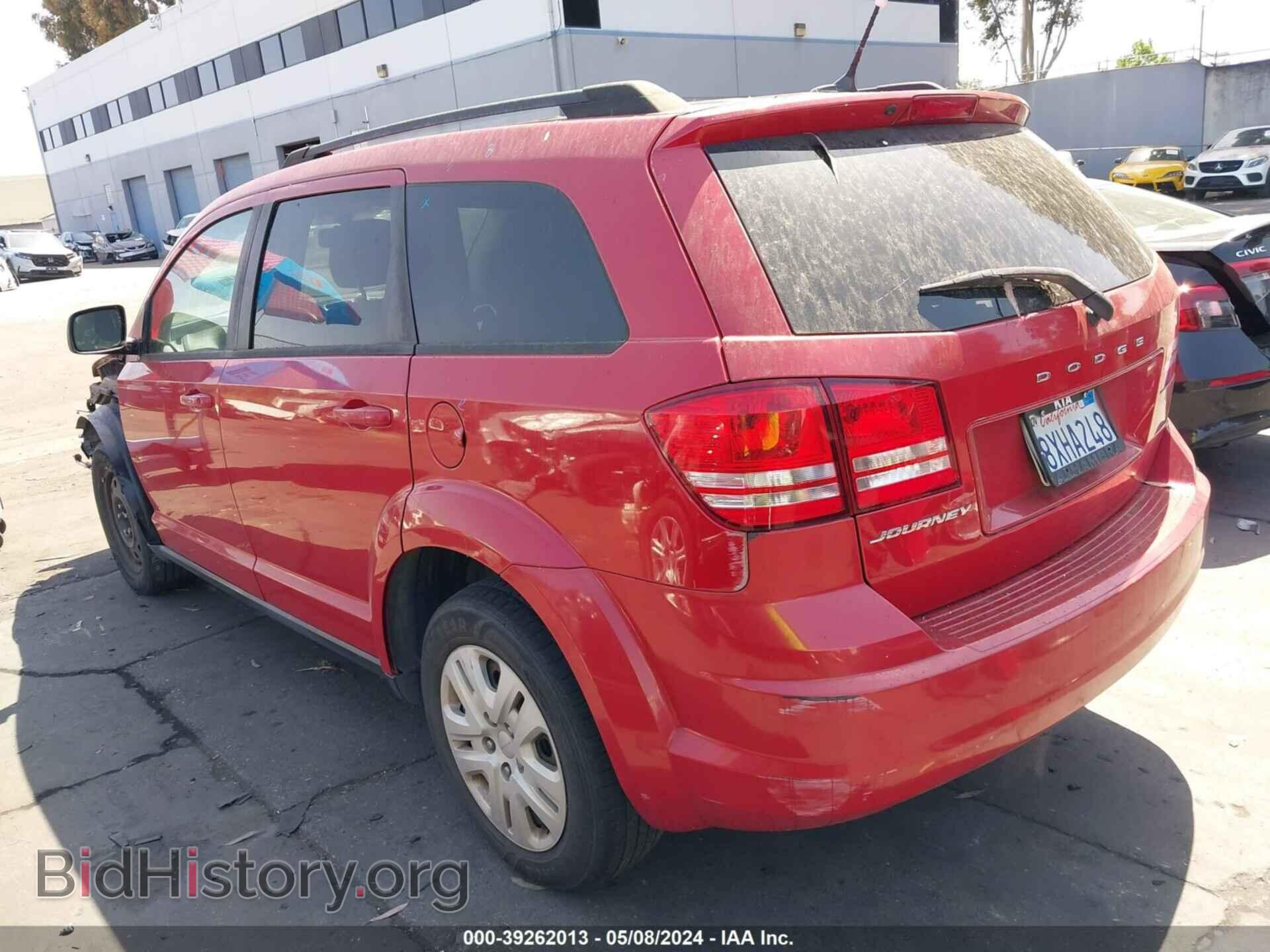2016 DODGE JOURNEY - VIN: 3C4PDCAB3GT158768 - Фото 3