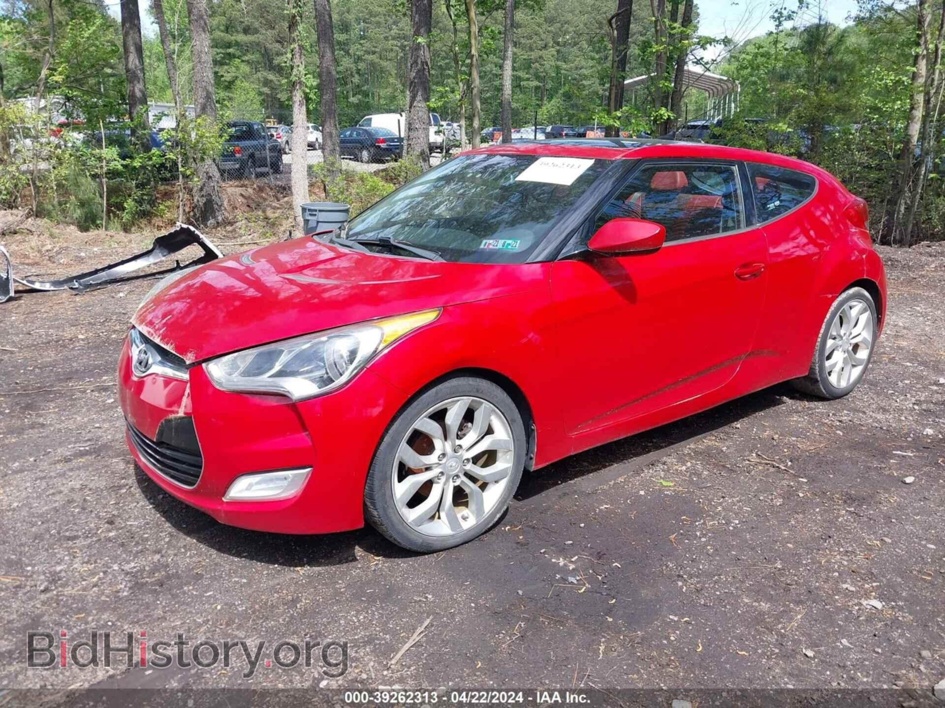 2012 HYUNDAI VELOSTER - VIN: KMHTC6AD3CU079181 - Фото 2