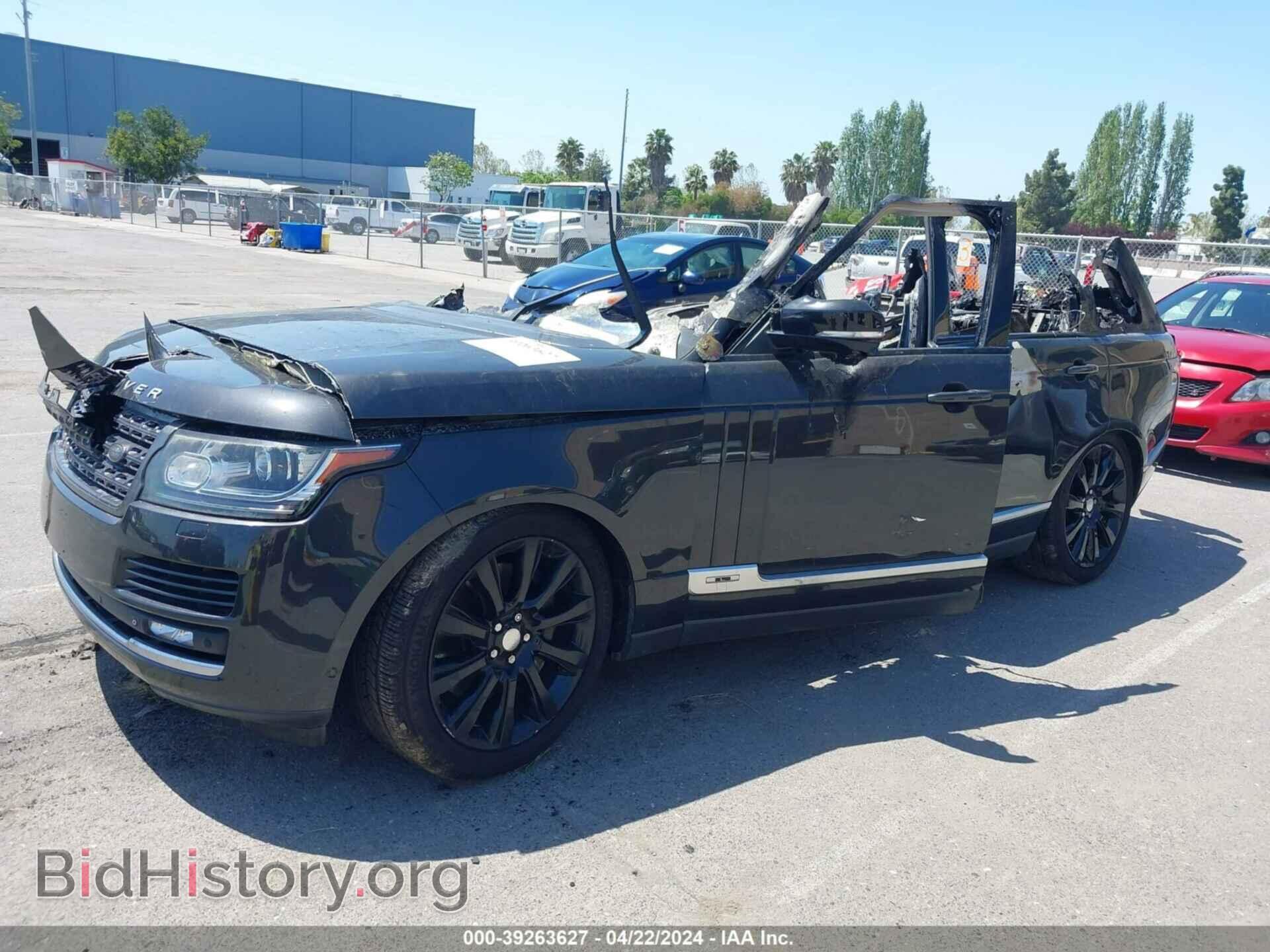 2014 LAND ROVER RANGE ROVER - VIN: SALGS3TF1EA171277 - Фото 2