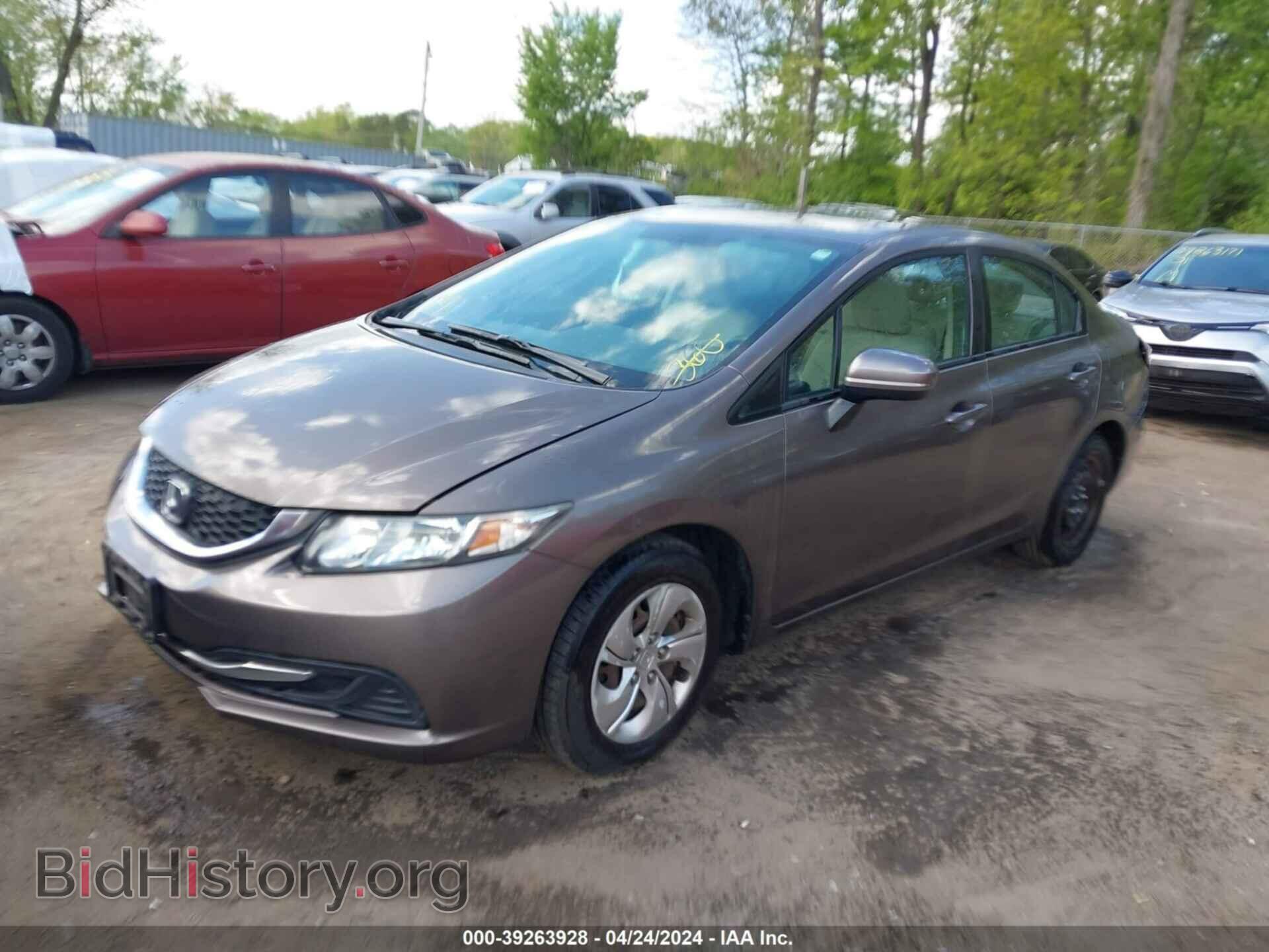 2014 HONDA CIVIC - VIN: 2HGFB2F5XEH507236 - Фото 2
