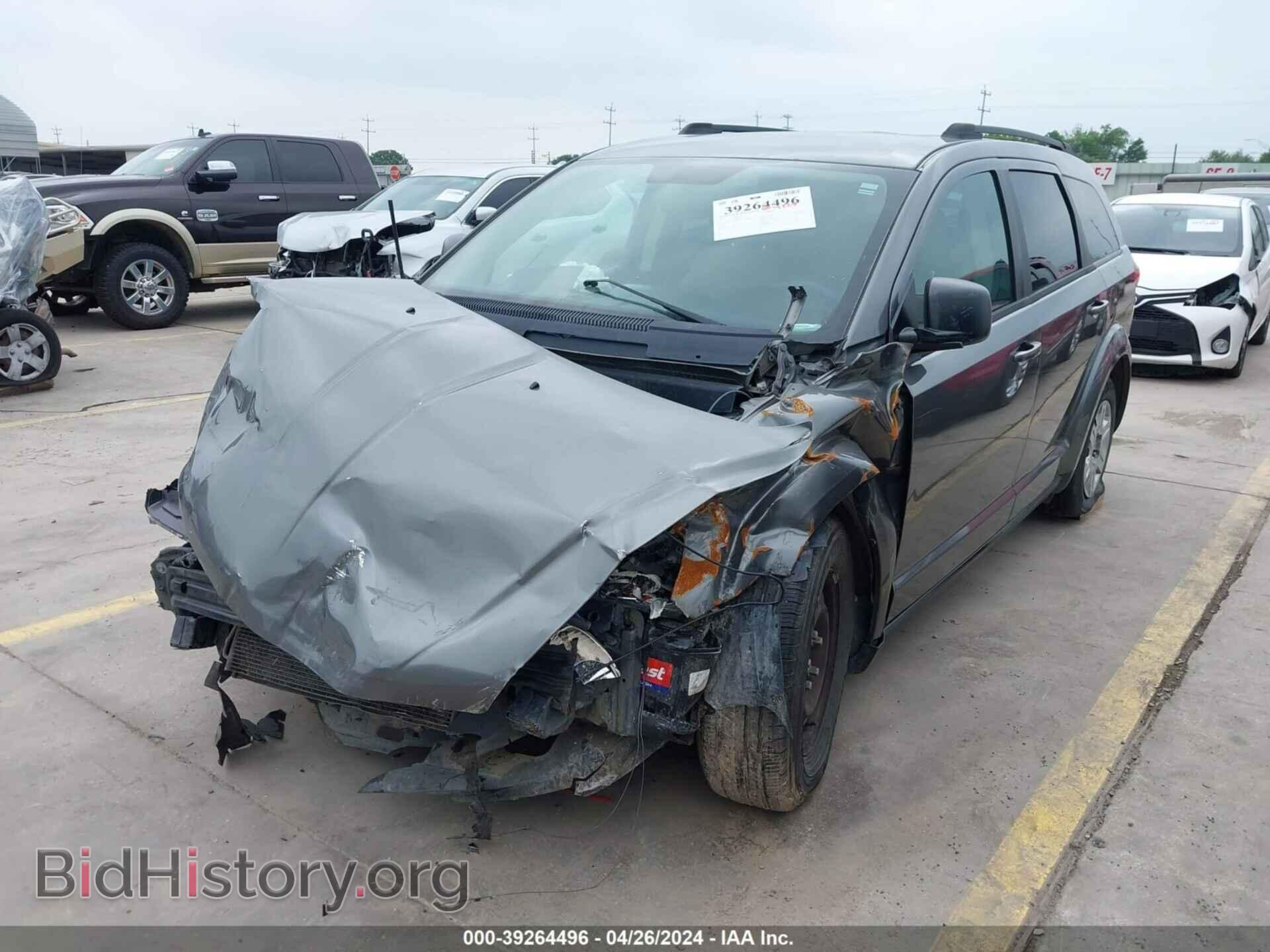 2012 DODGE JOURNEY - VIN: 3C4PDCAB6CT167572 - Фото 2