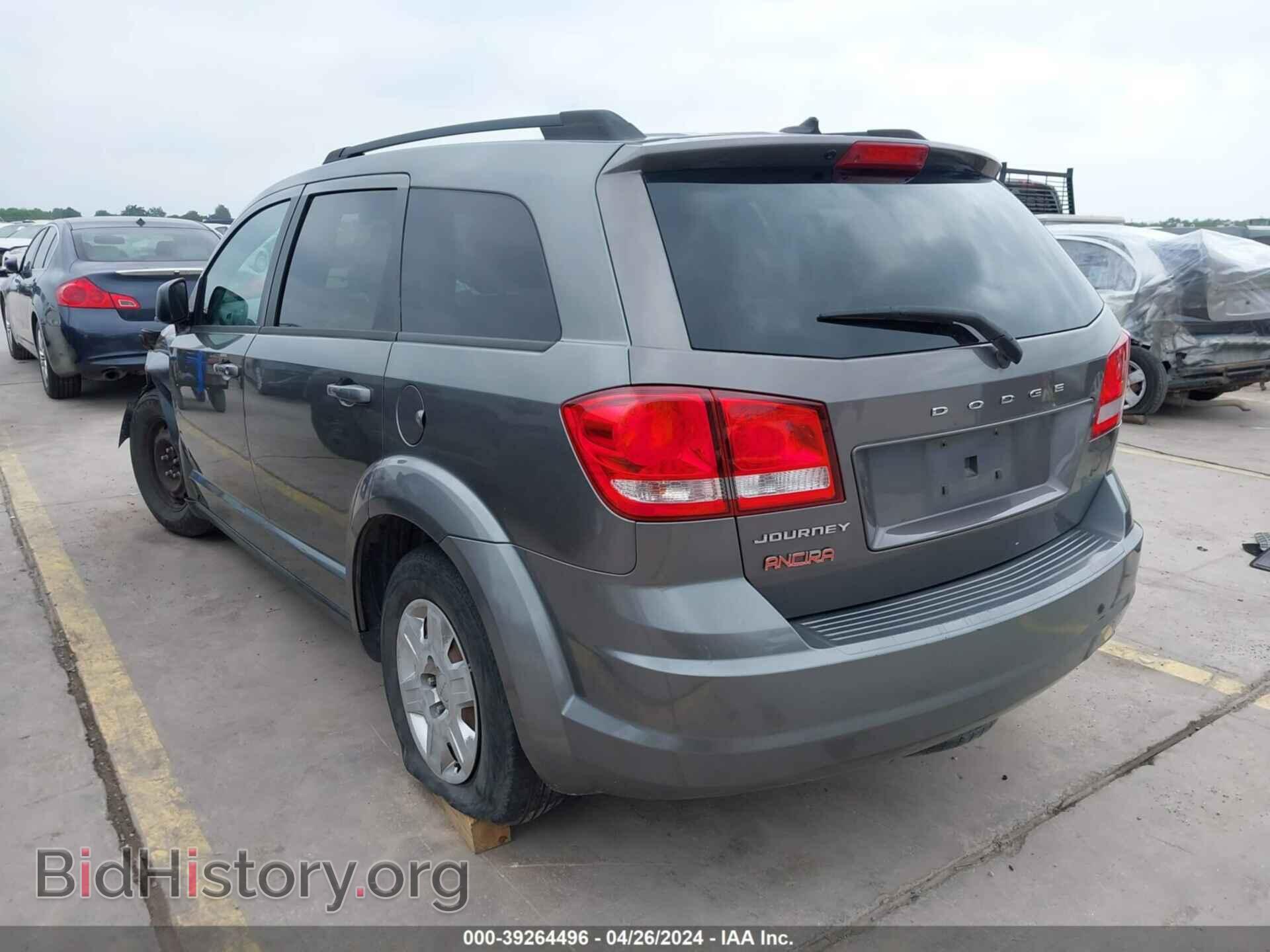2012 DODGE JOURNEY - VIN: 3C4PDCAB6CT167572 - Фото 3