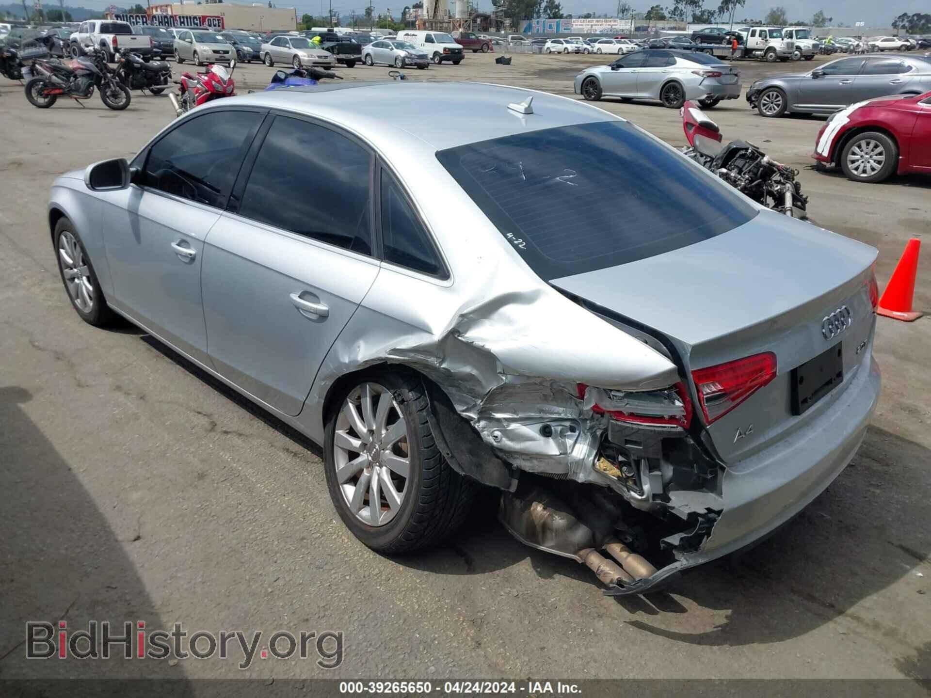 2013 AUDI A4 - VIN: WAUAFAFL2DA178452 - Фото 3