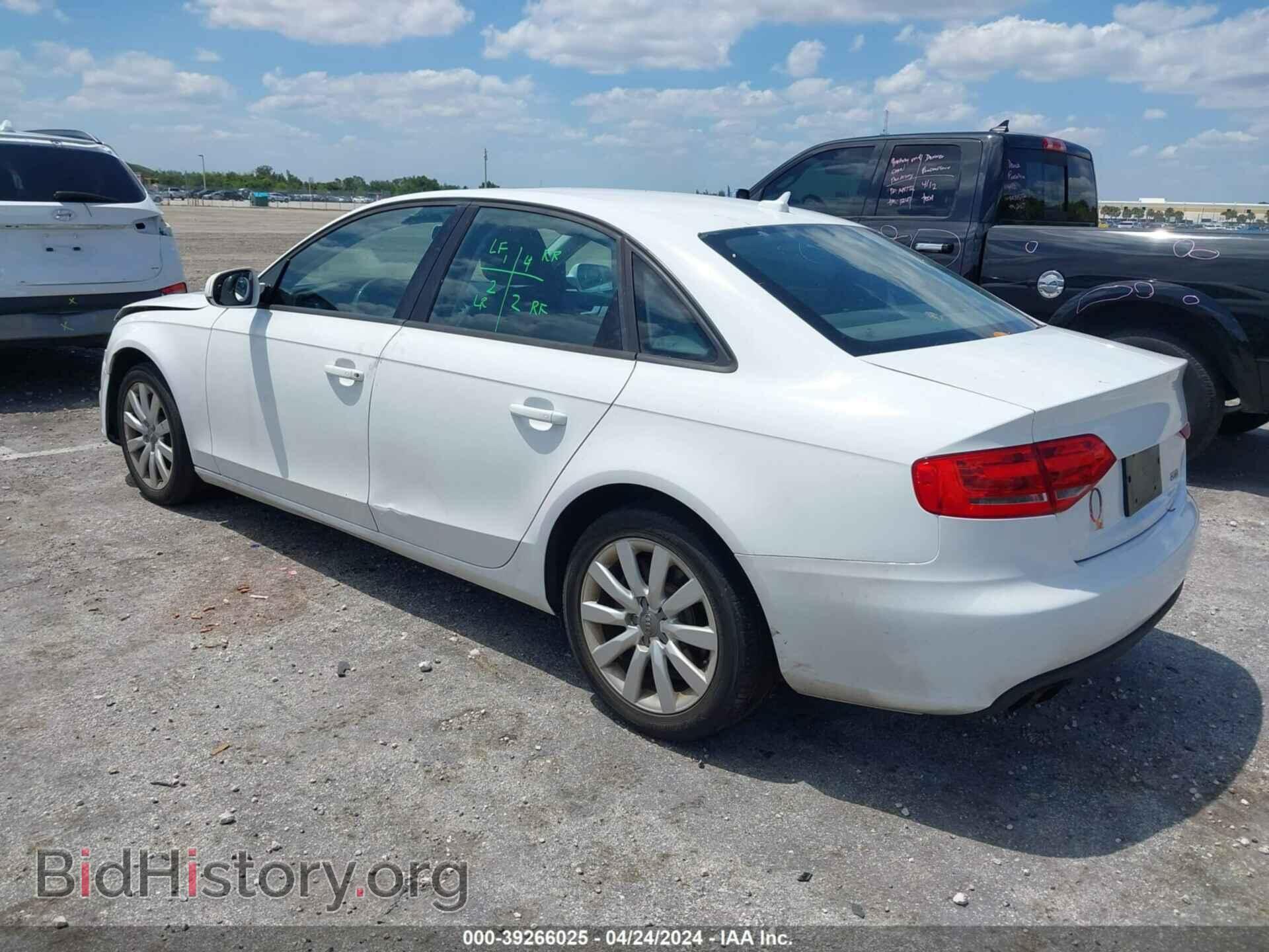 2012 AUDI A4 - VIN: WAUAFAFL9CN010718 - Фото 3
