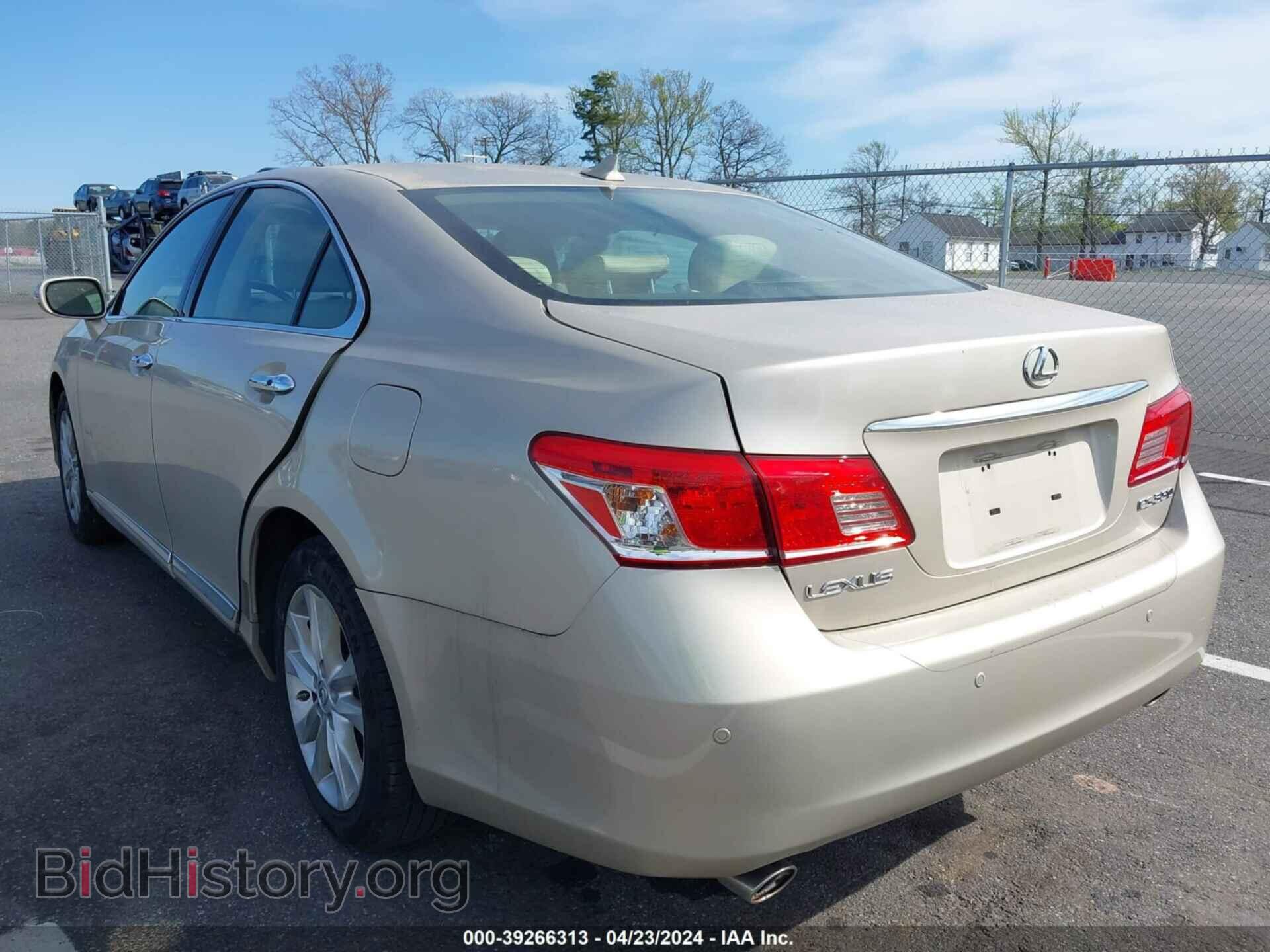 2010 LEXUS ES 350 - VIN: JTHBK1EG8A2370034 - Фото 3