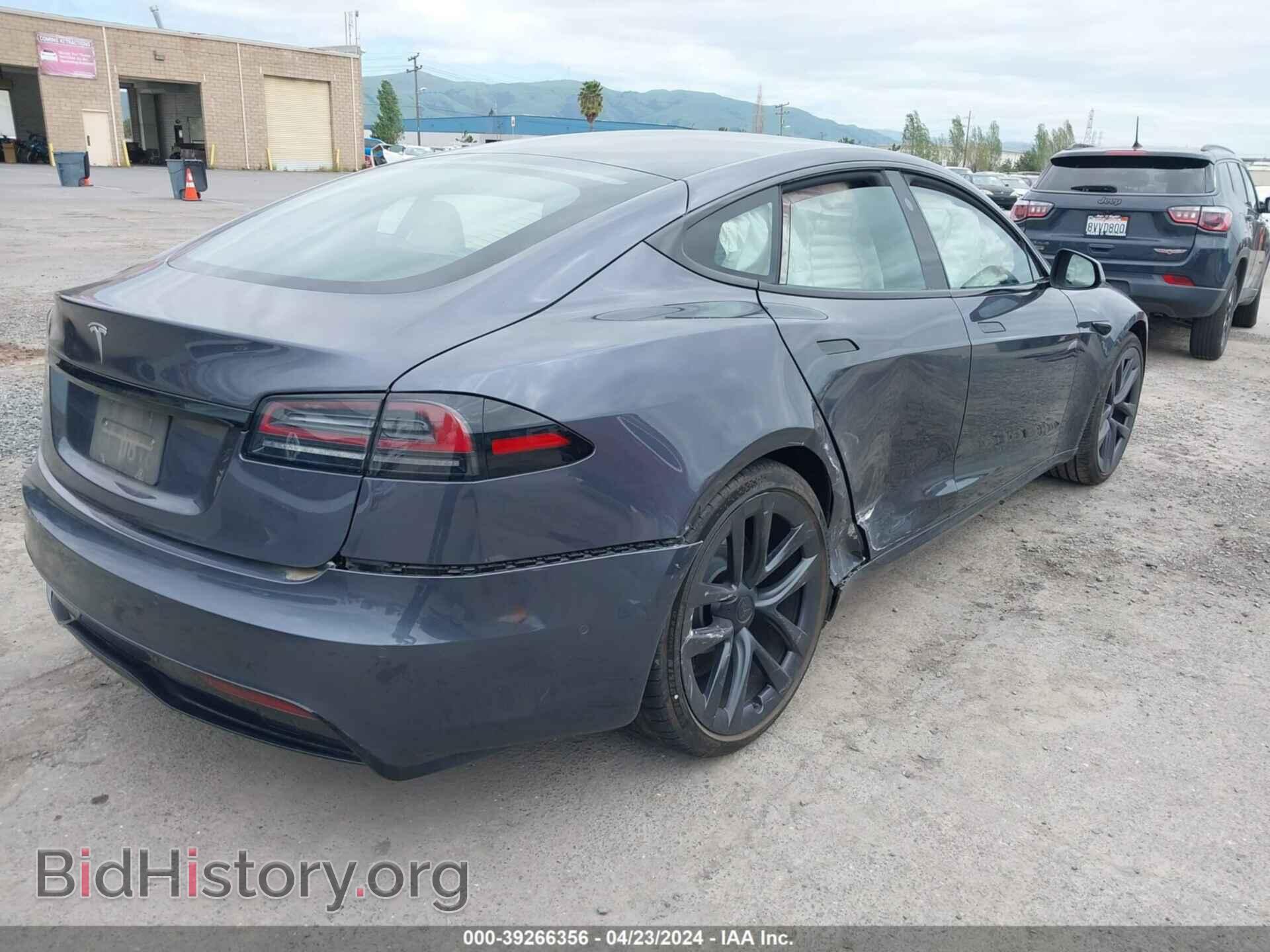 2022 TESLA MODEL S - VIN: 5YJSA1E5XNF474997 - Фото 4