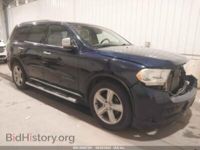 2012 Dodge DURANGO Citadel, синий — VIN 1C4RDJEG9CC240562, IAAI