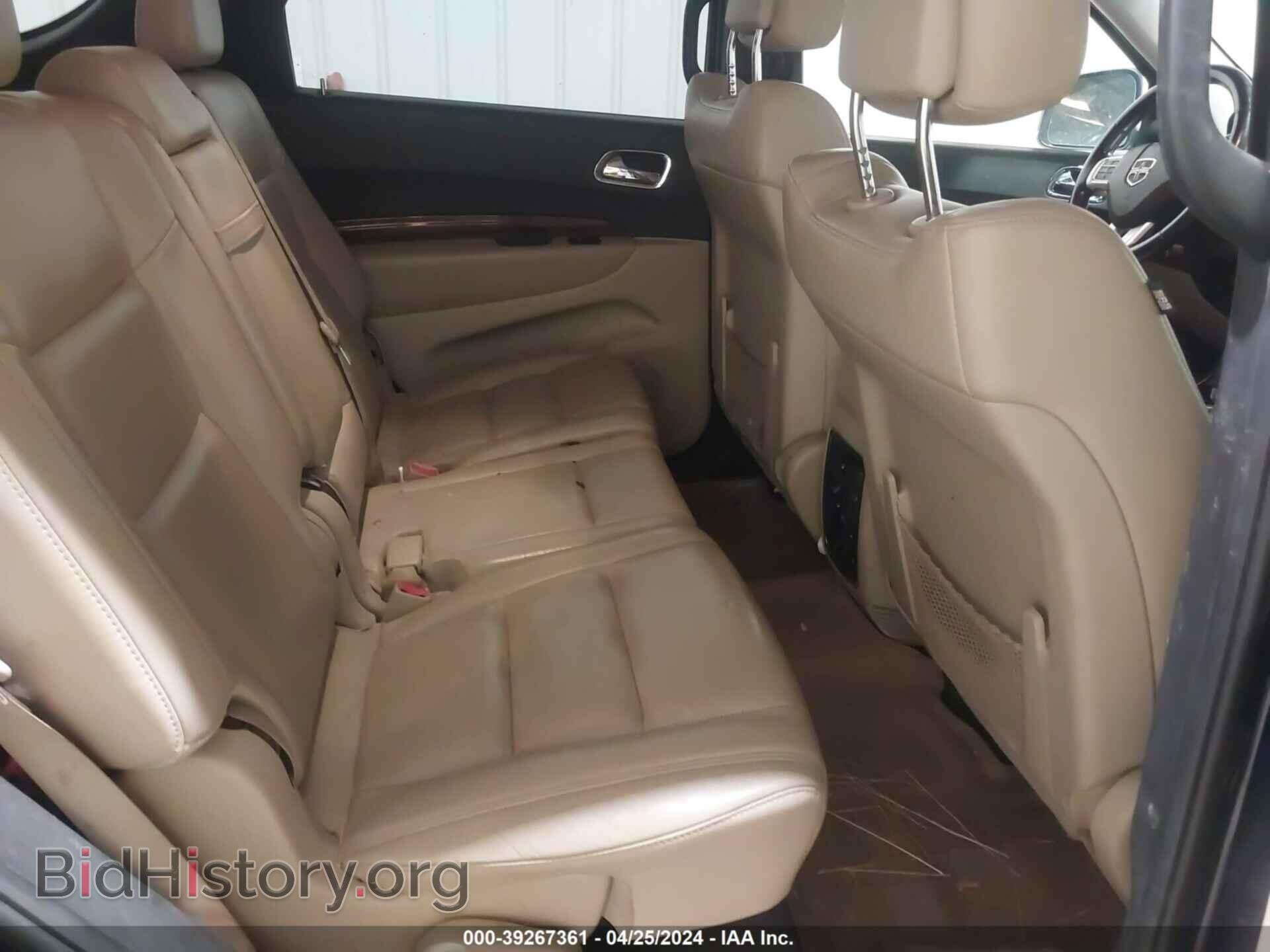 2012 DODGE DURANGO - VIN: 1C4RDJEG9CC240562 - Photo 8