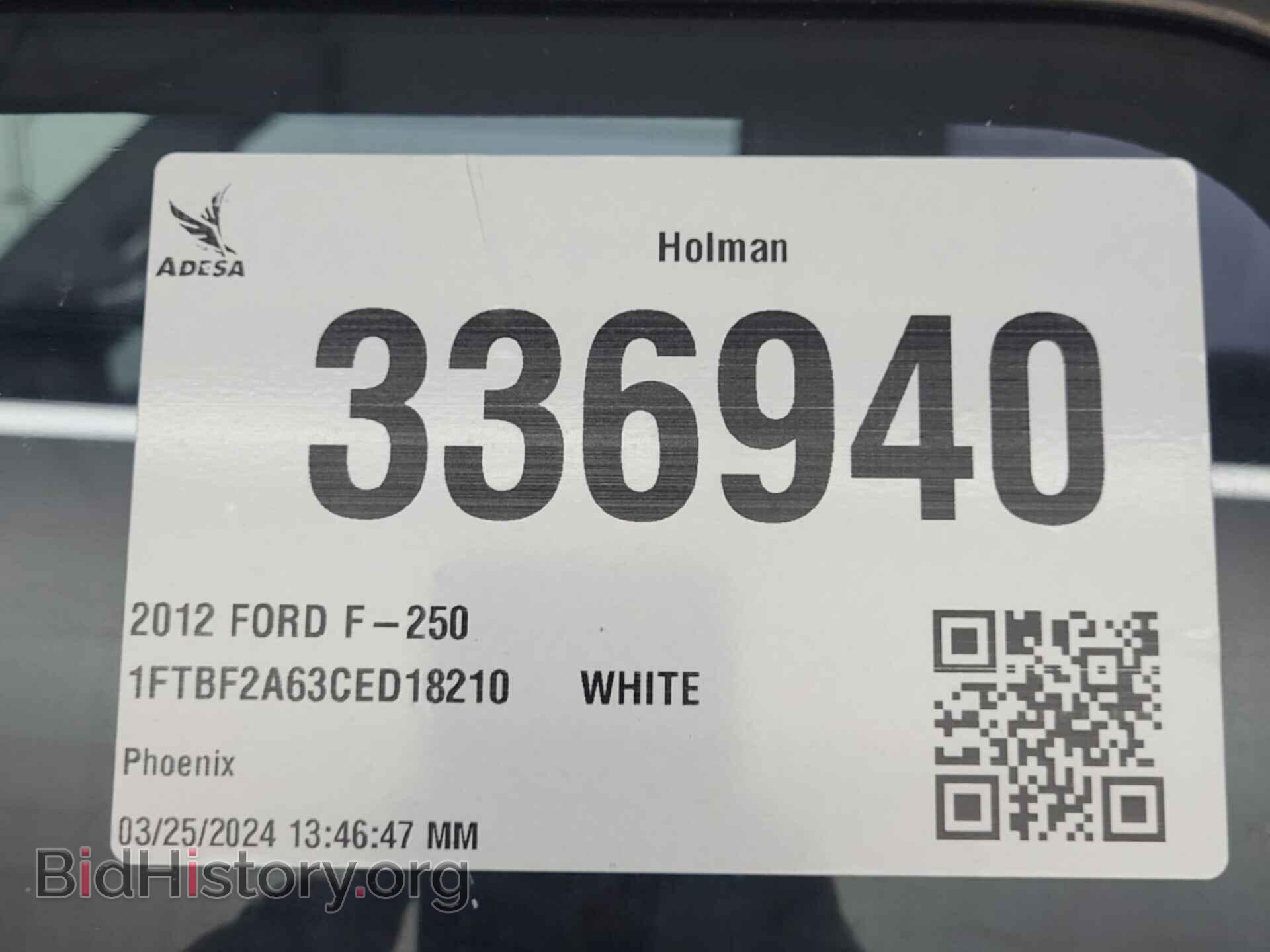 2012 FORD F-250 - VIN: 1FTBF2A63CED18210 - Фото 4