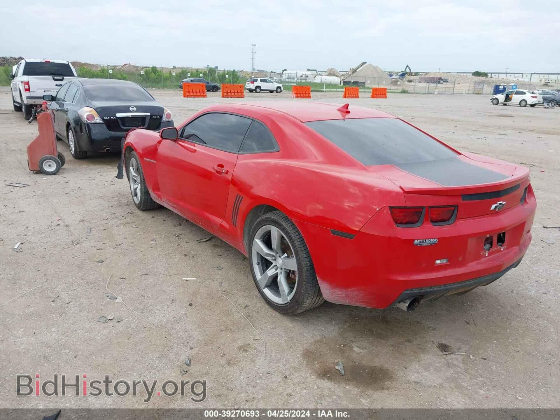 2013 CHEVROLET CAMARO - VIN: 2G1FB1E31D9132072 - Фото 3
