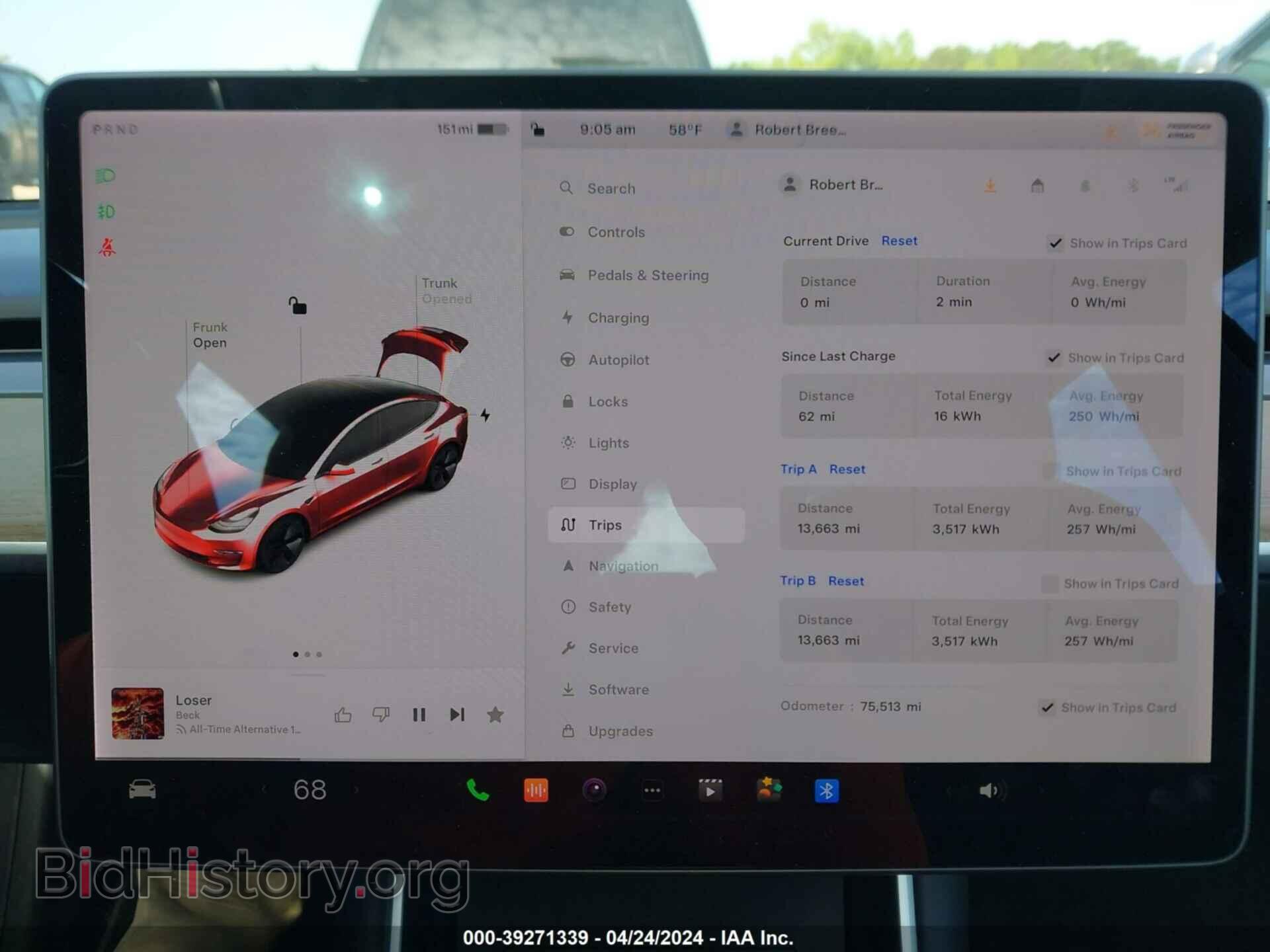 2018 TESLA MODEL 3 - VIN: 5YJ3E1EB0JF119359 - Фото 7
