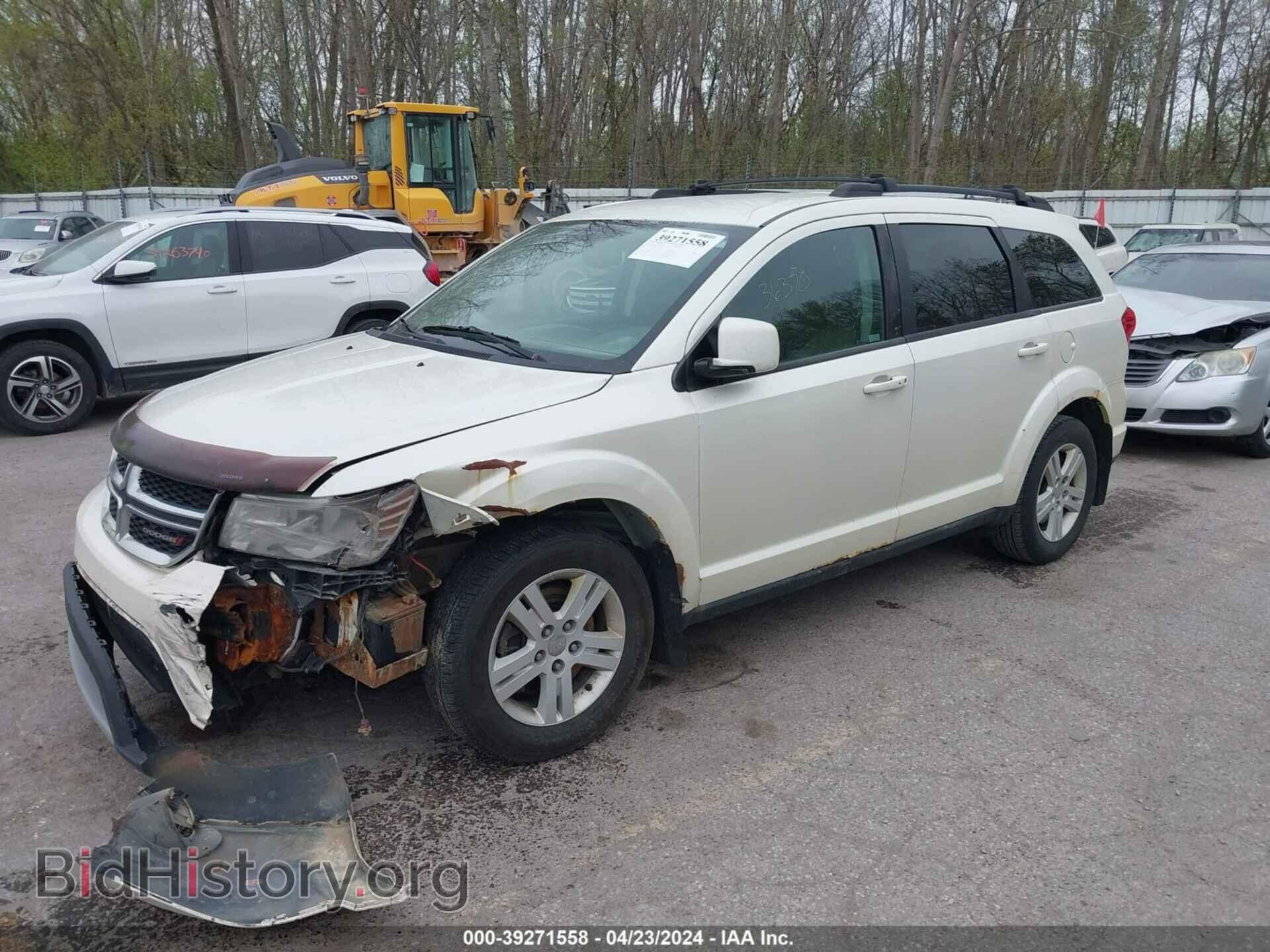 2012 DODGE JOURNEY - VIN: 3C4PDCCG6CT336370 - Фото 2